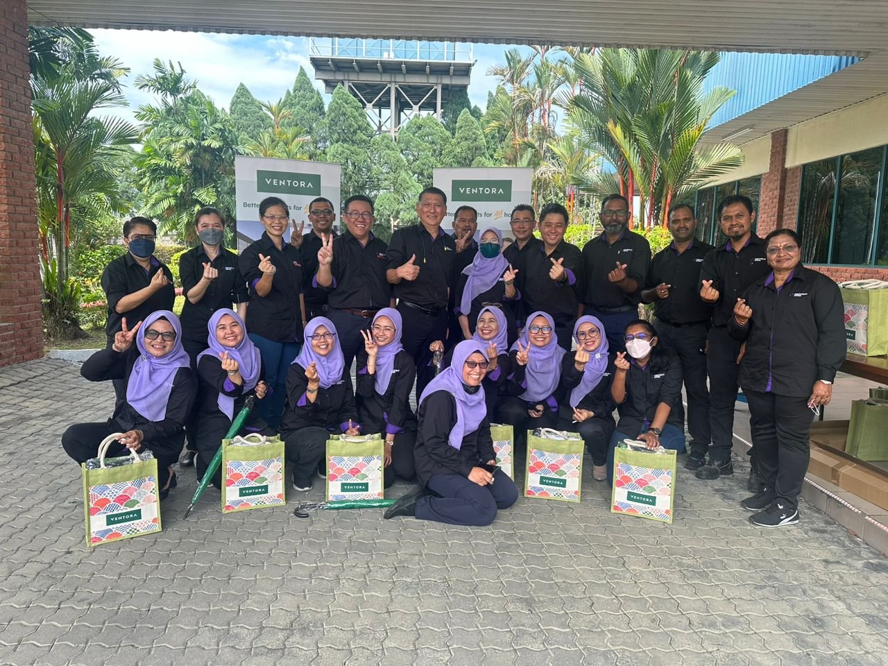 Corinthian Malayasia Team celebrating VENTORA'S first birthday.