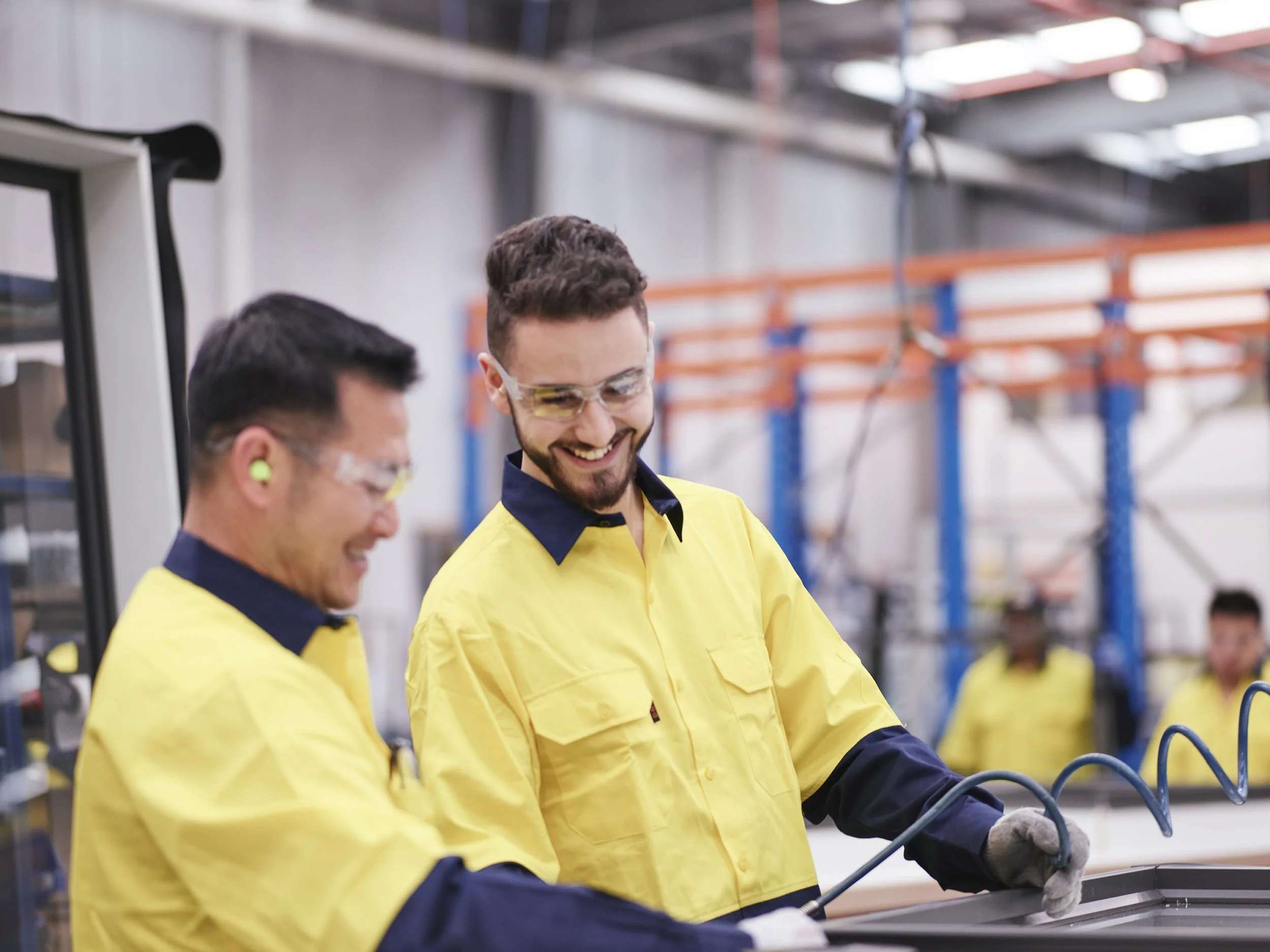 VENTORA staff manufacturing windows