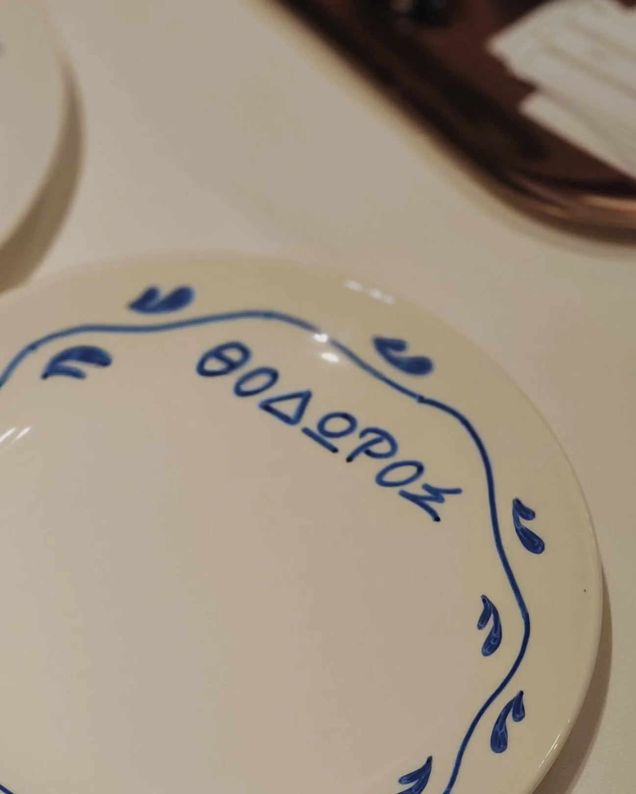 Calligraphy on Porcelain