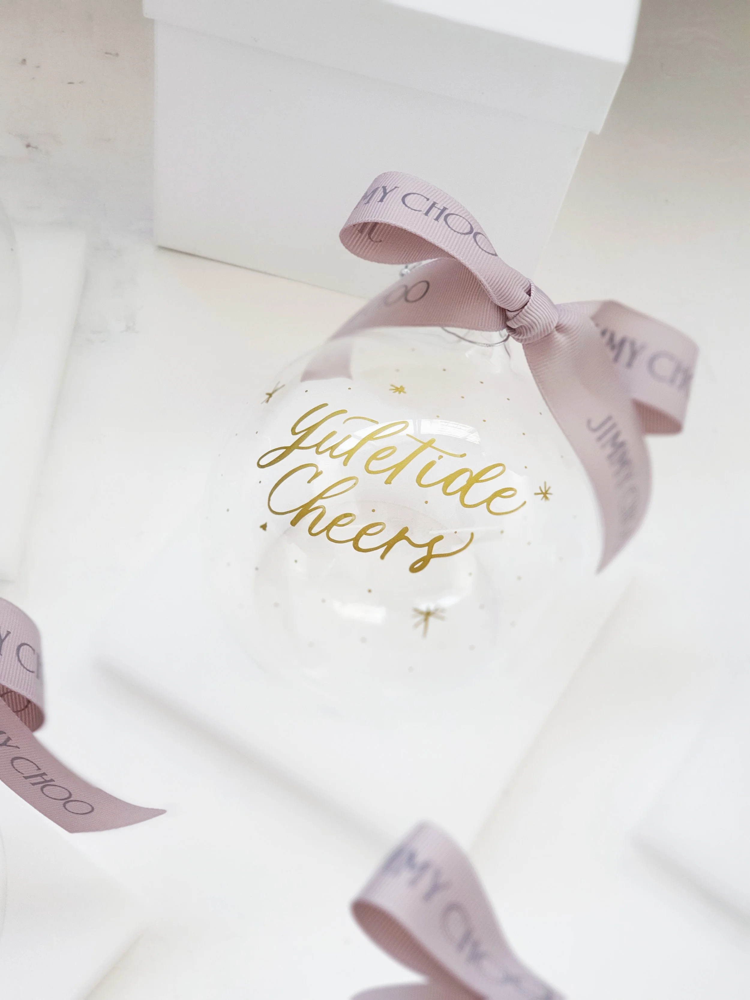 Calligraphy on Glass