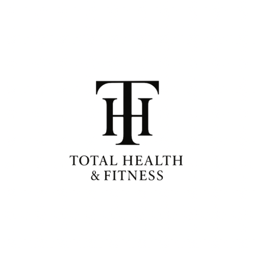 Logo for Total Health & Fitness featuring a stylized 'TH' monogram and the business name below.