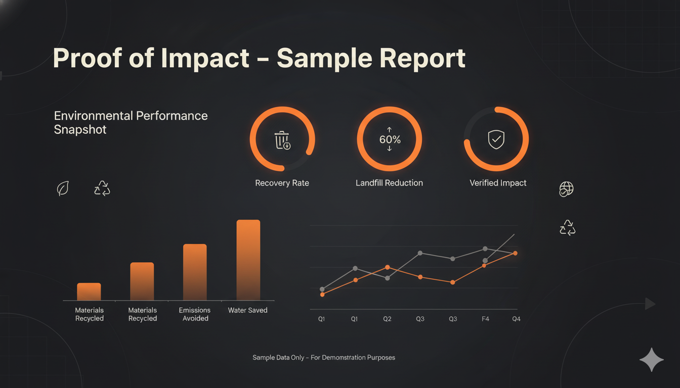 WoodLoop+ proof of impact sample report