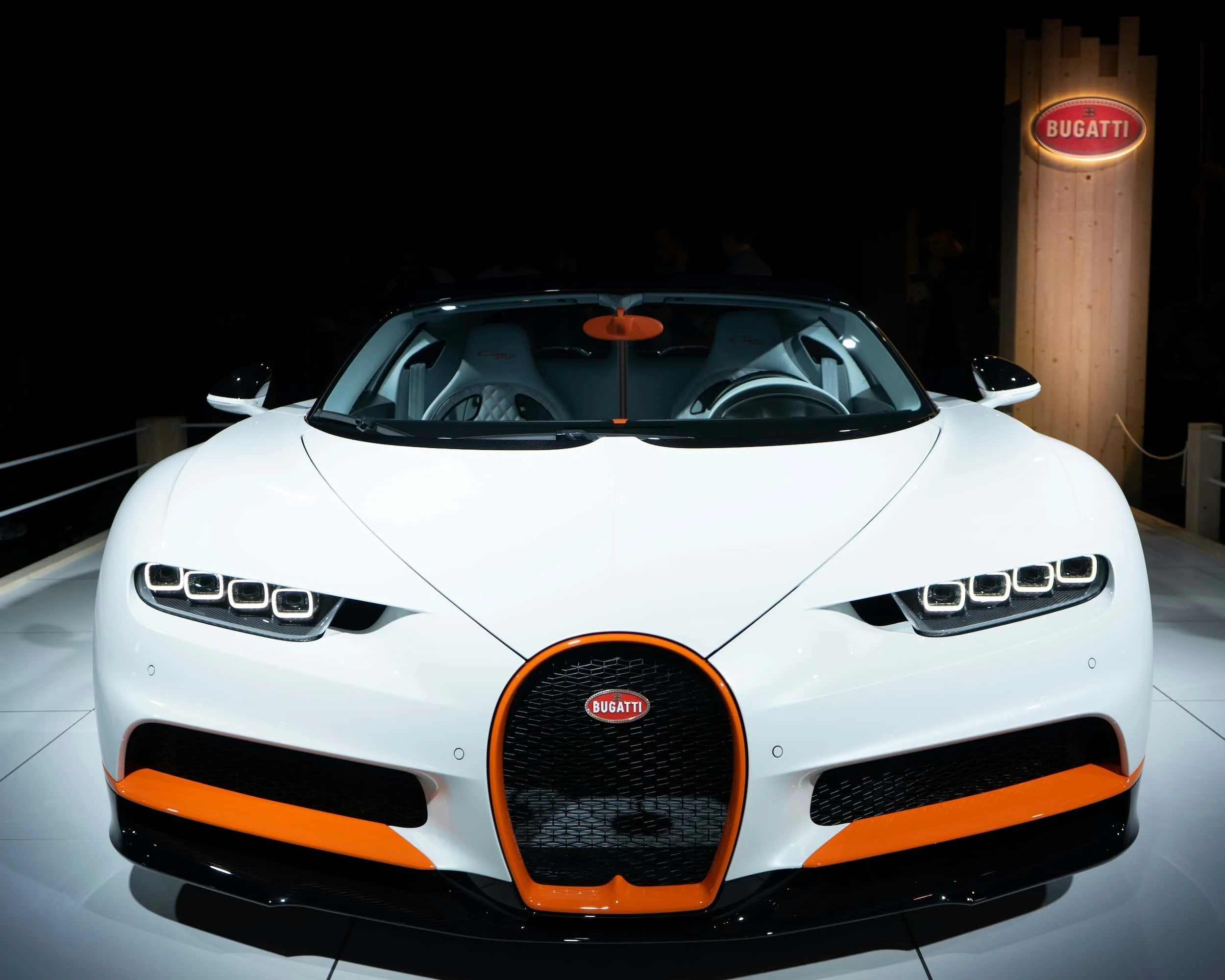 White Bugatti hypercar showcasing the type of vehicles financed through Supercar finance