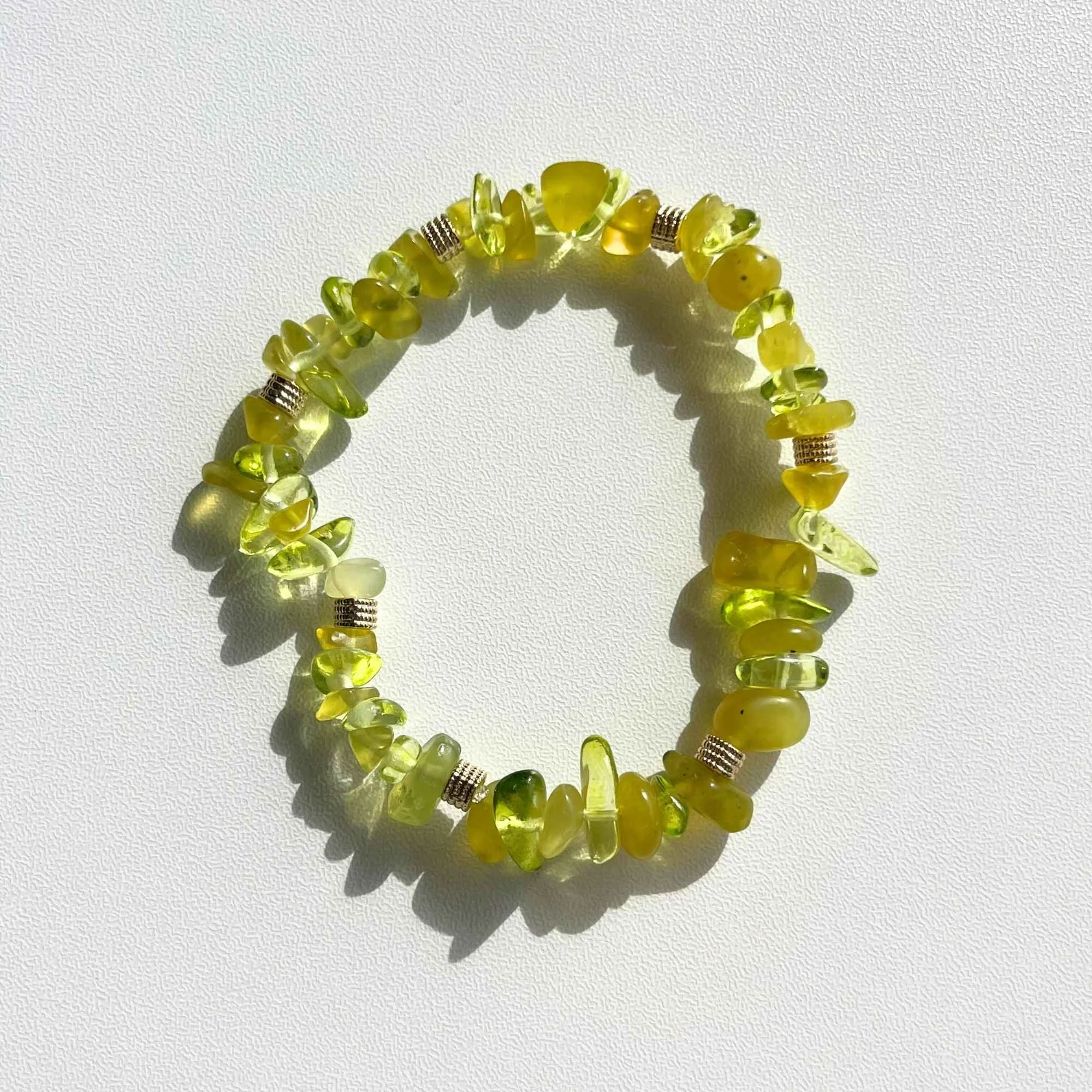 Solar Plexus & Heart Chakra Bracelet