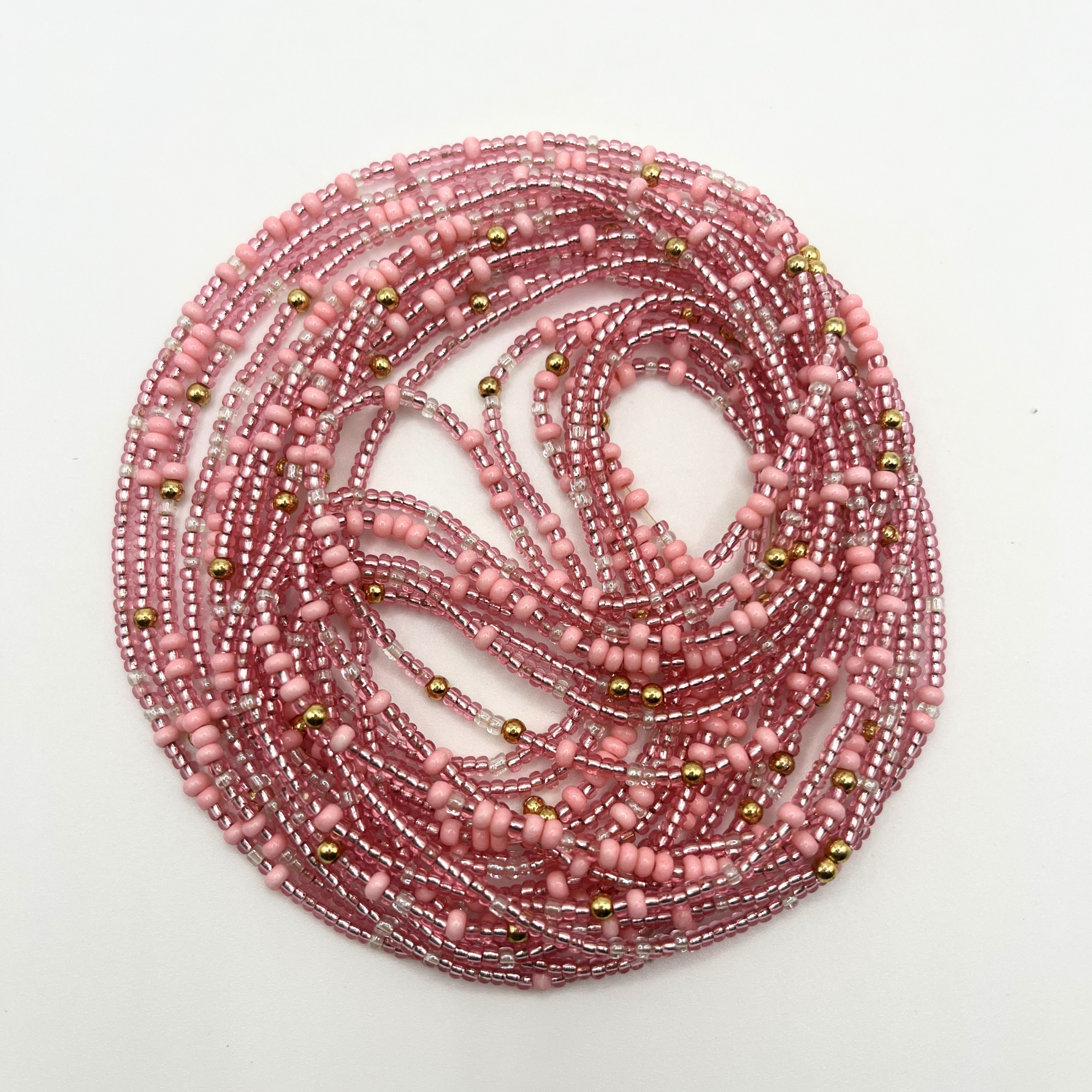 Blush Glow Heart Chakra Waistbeads