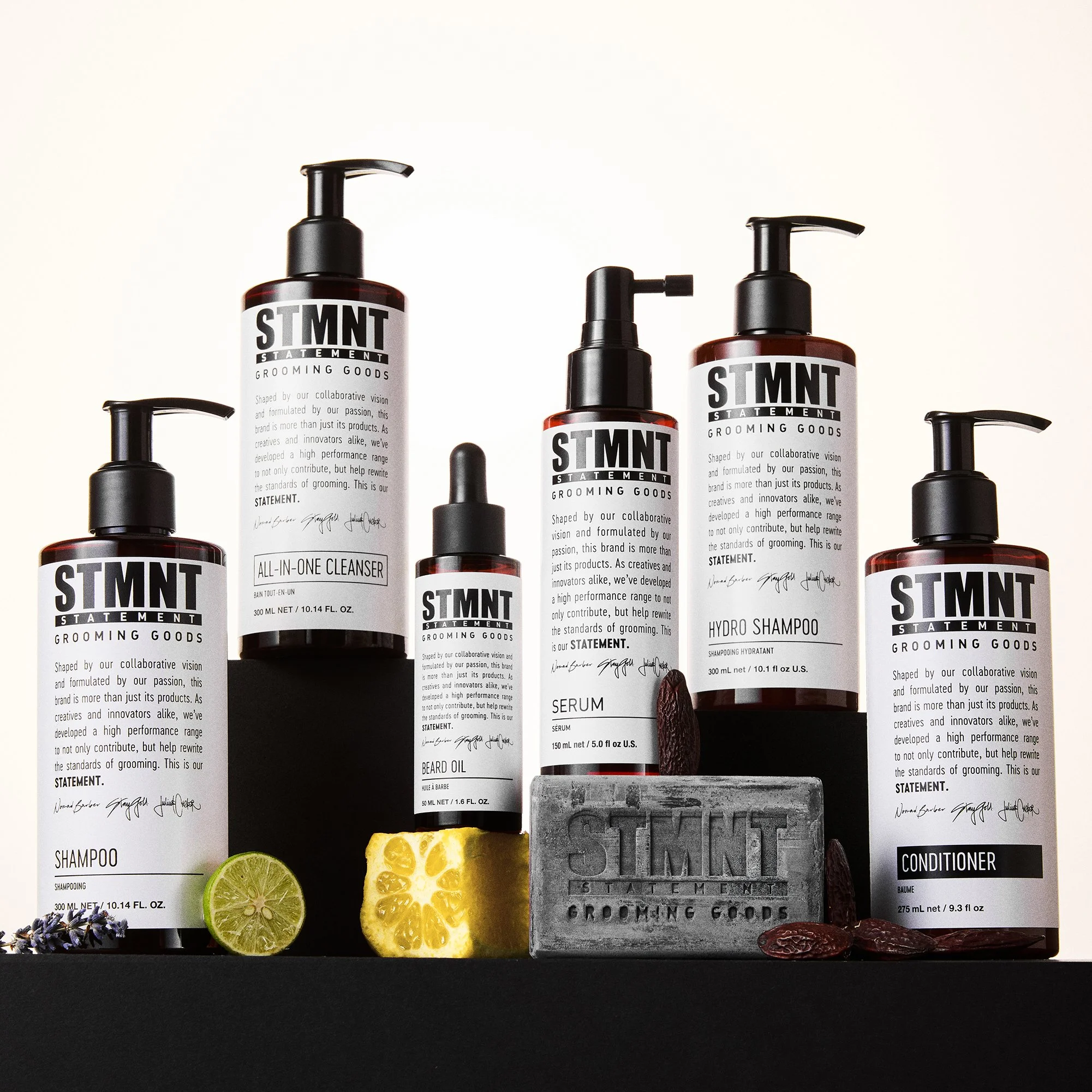 STMNT priežiūros priemonės plaukams ir barzdai