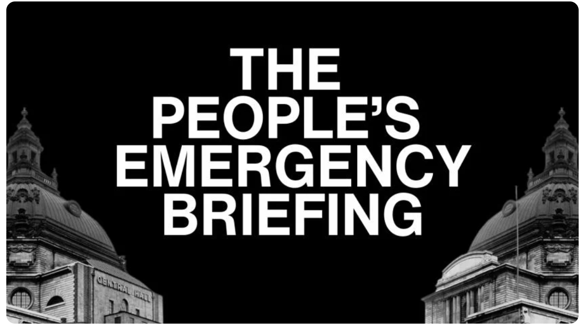 The People’s Emergency Briefing – why it matters