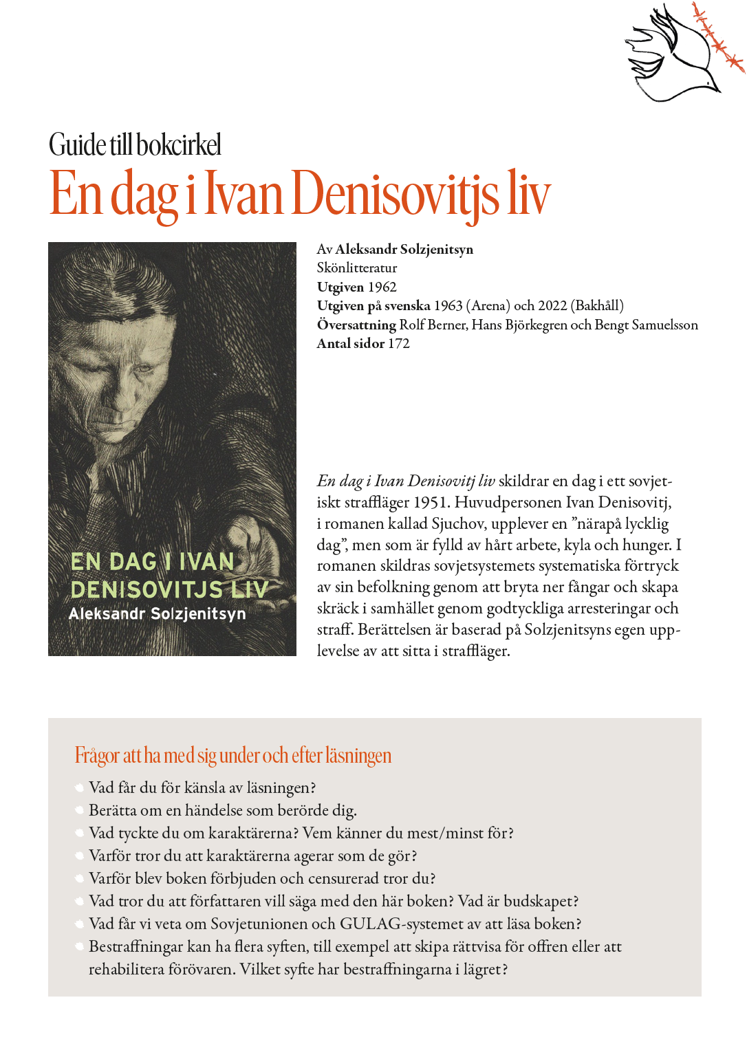 Bokcirkel – En dag i Ivan Denisovitjs liv