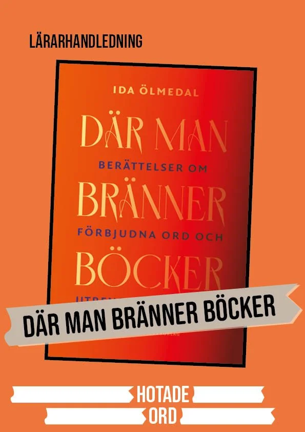 Lärarhandledning – Där man bränner böcker – Ida Ölmedal