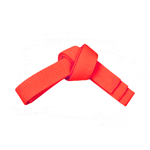 PAMA - Red martial arts belt tied up.