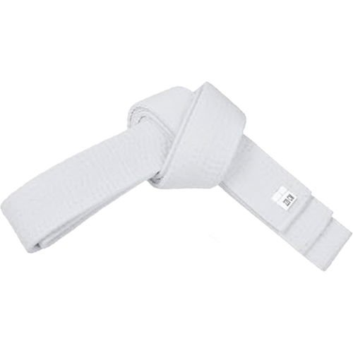 PAMA - White martial arts belt tied up.