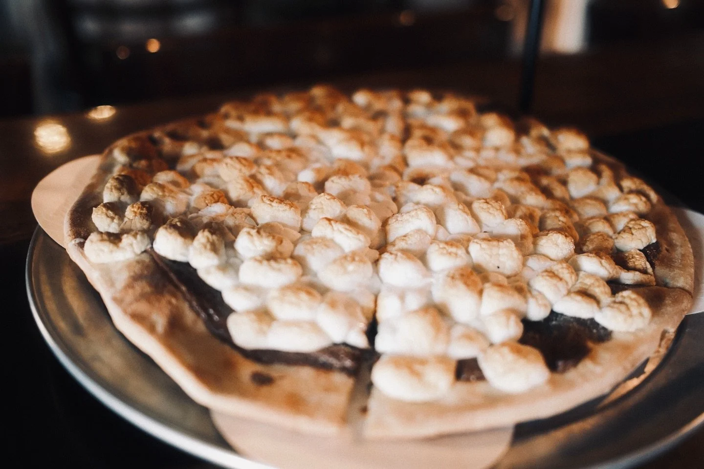 Post-ride reward = earned.

Pulled into Mountain State Brewing in Thomas after a long day on the bikes and went straight for the s&rsquo;mores pizza.

#Mountainstate #ThomasWV #WestVirginiaEats #PostRideFuel