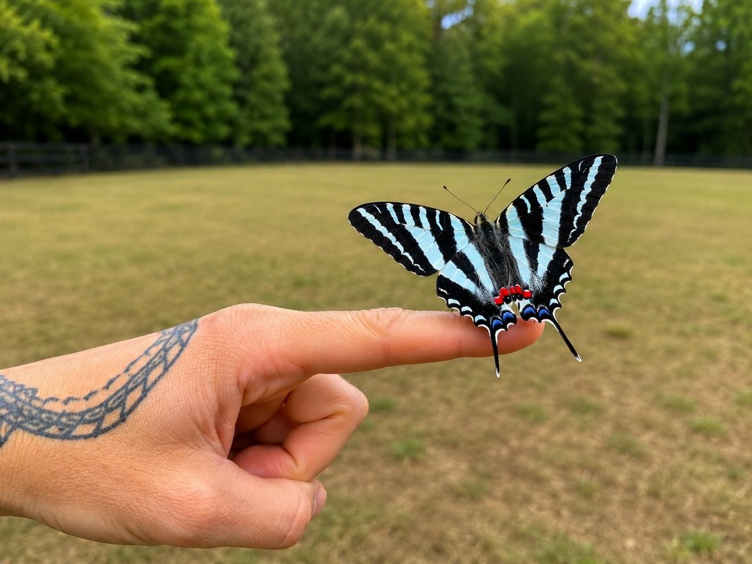 Loving the visits I get doing chores around the farm this year 🦋

#butterflies #butterfliesofinstagram #homestead #virginiafarm #pollinators