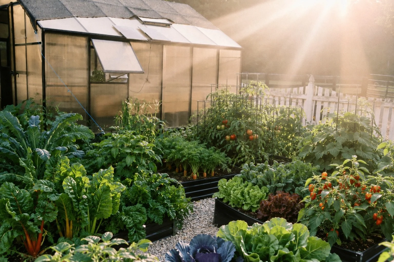 The Old Mill greenhouse and garden this year

#gardening #homestead #virginiafarms #girlswhogarden