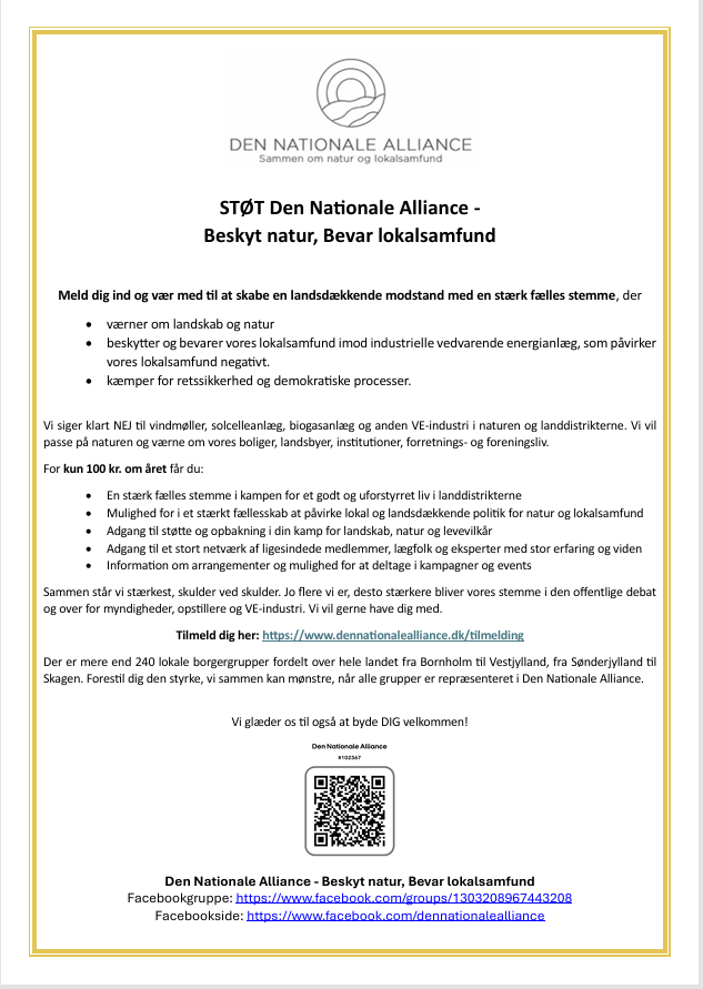Flyer til omdeling