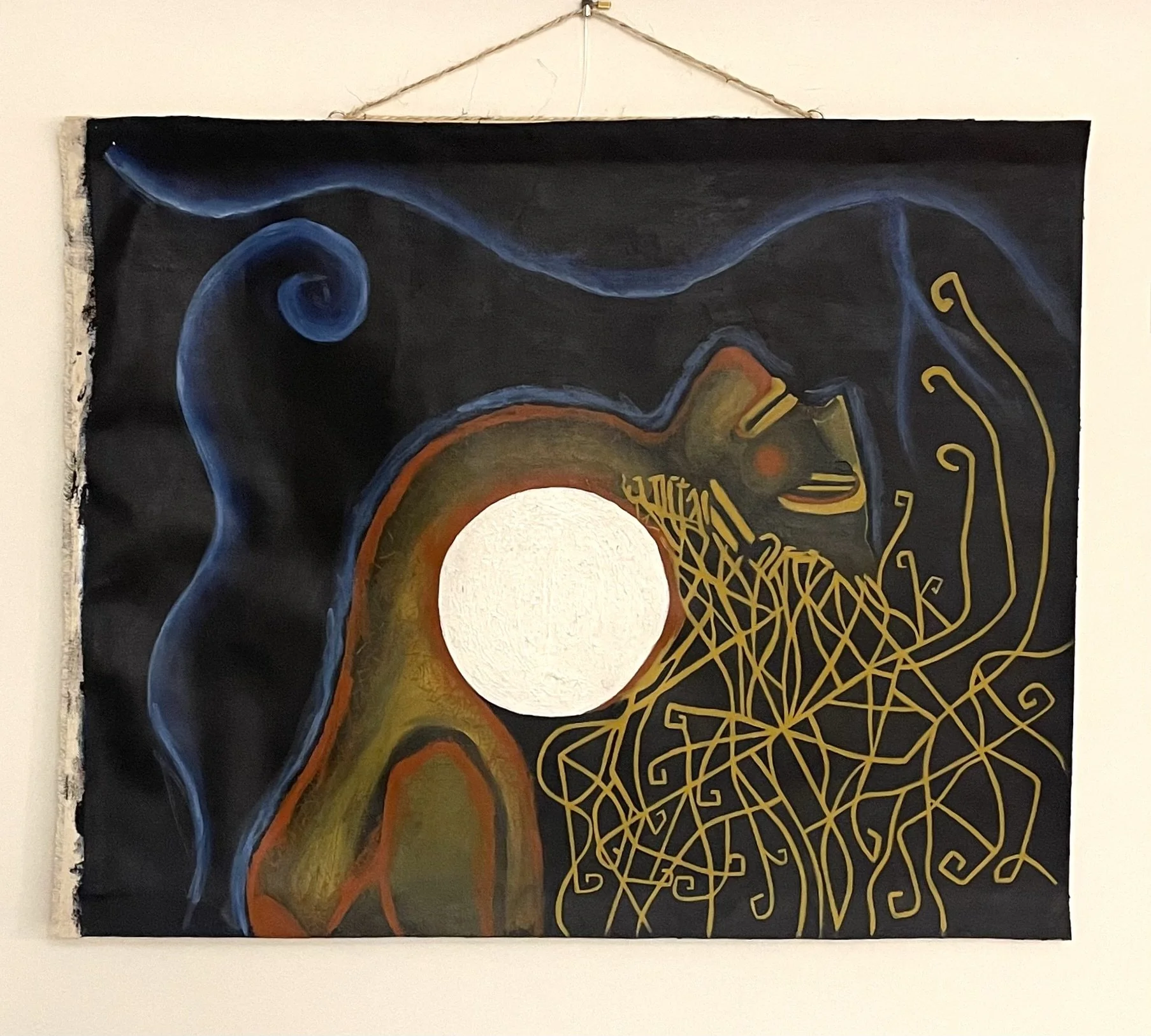 Painting, Title "Strong Hold", Dimensions 81cm x 68cm, Acrylics on Canvas