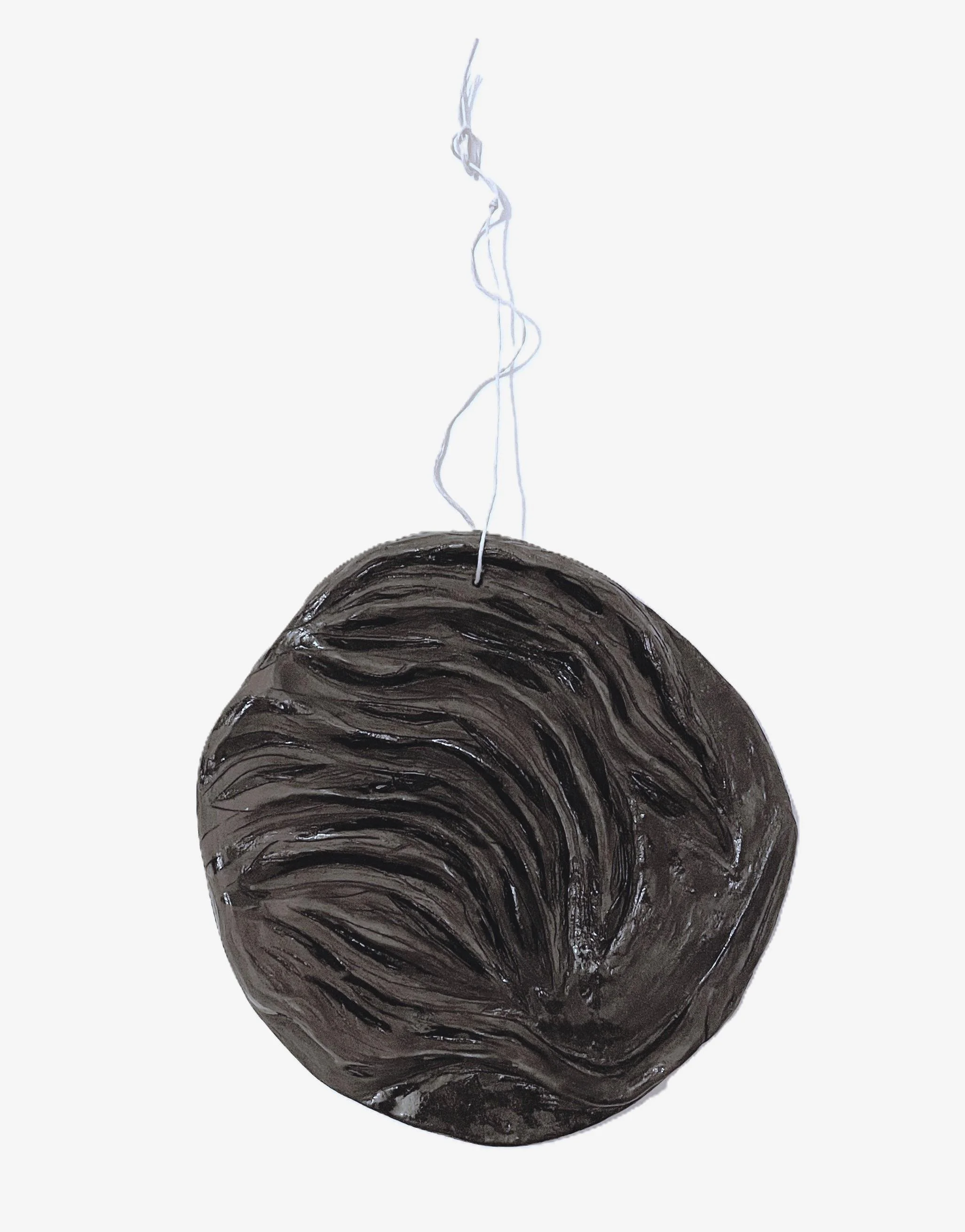 Ceramics, Title "The Black Heron", Dimensions 14cmx17cm, October 2025