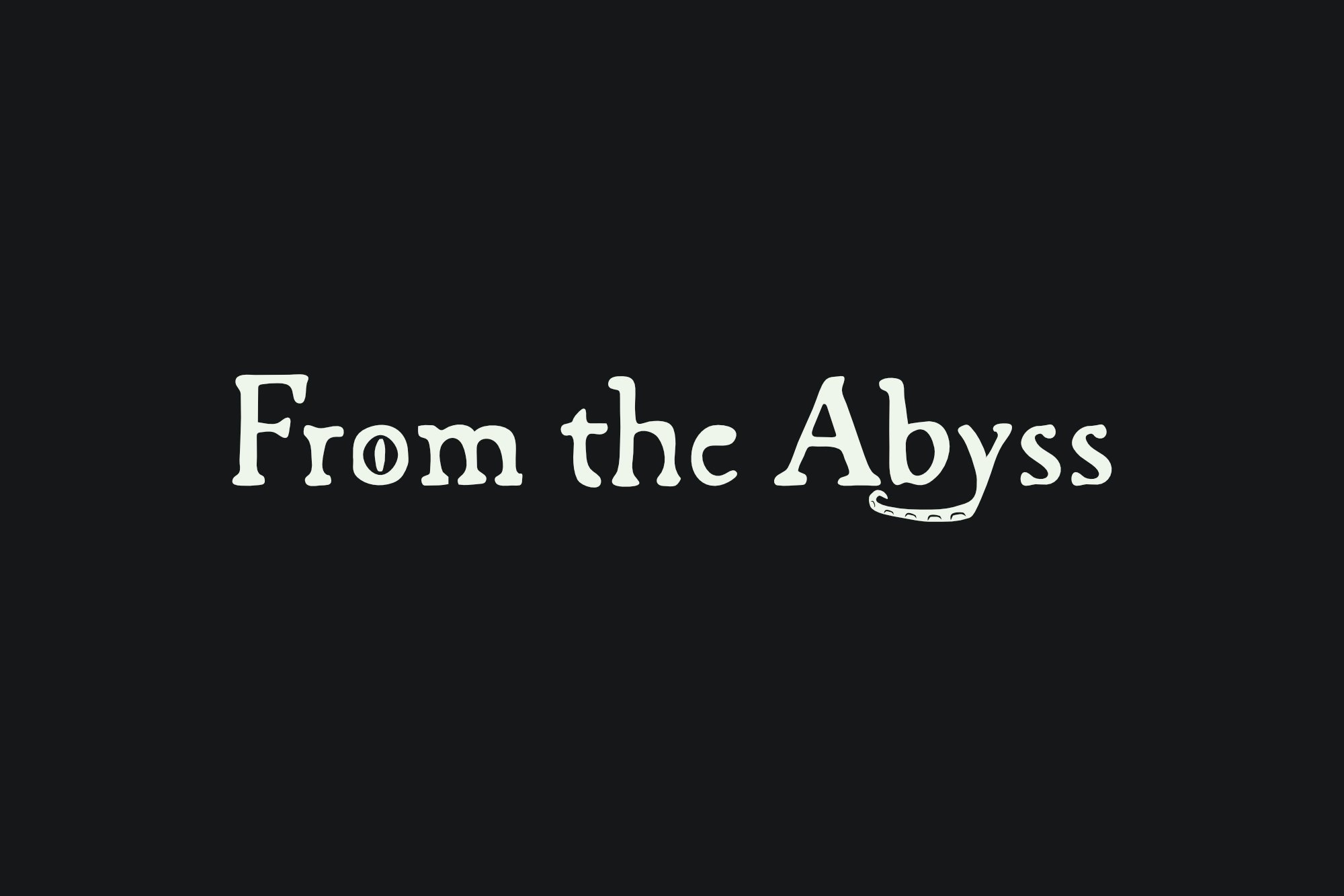 Identité graphique de l'association "From the Abyss"