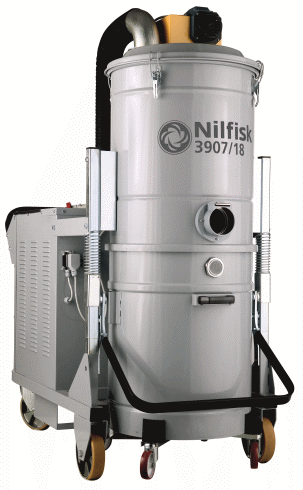Nilfisk 3907/18 LC ACD 5PP Industrial Vacuum