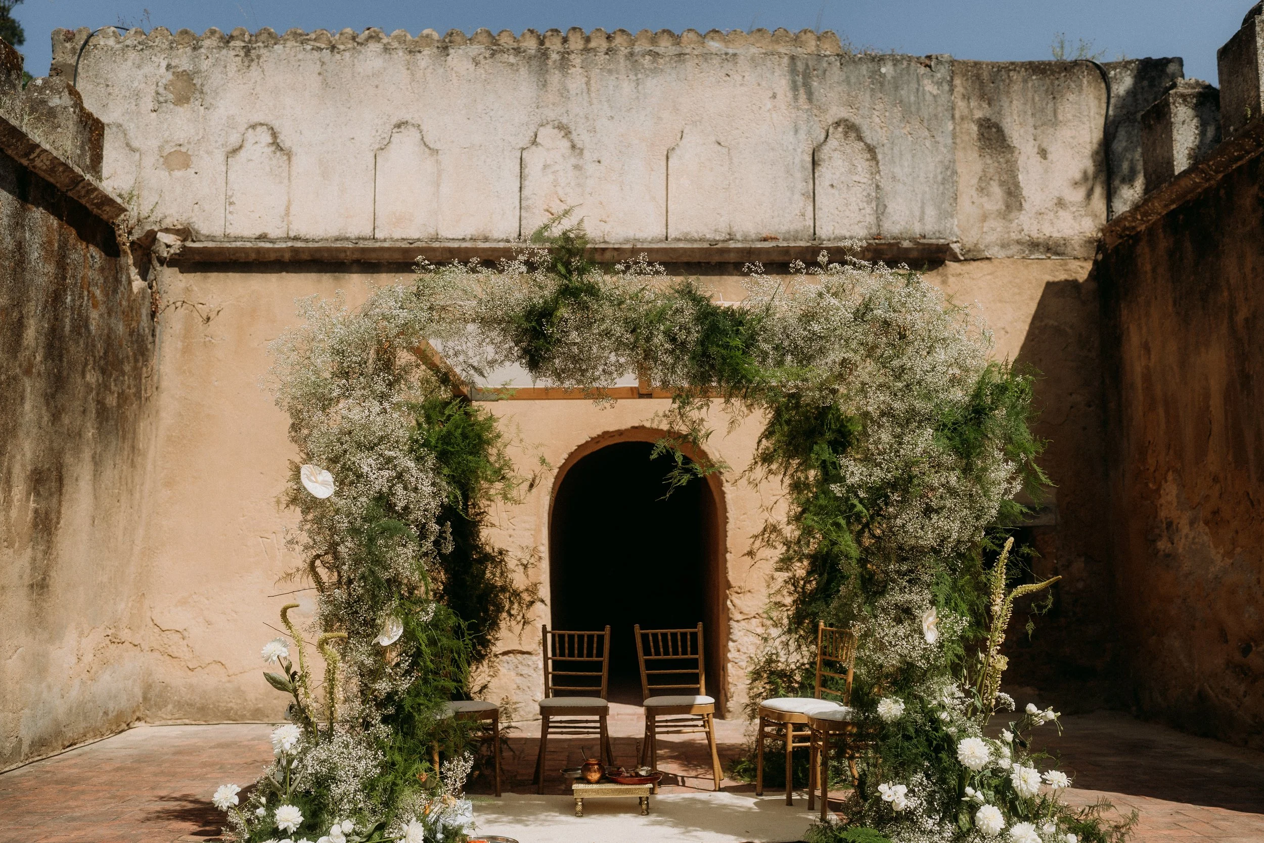 Indian Catholic wedding inspired by Nature