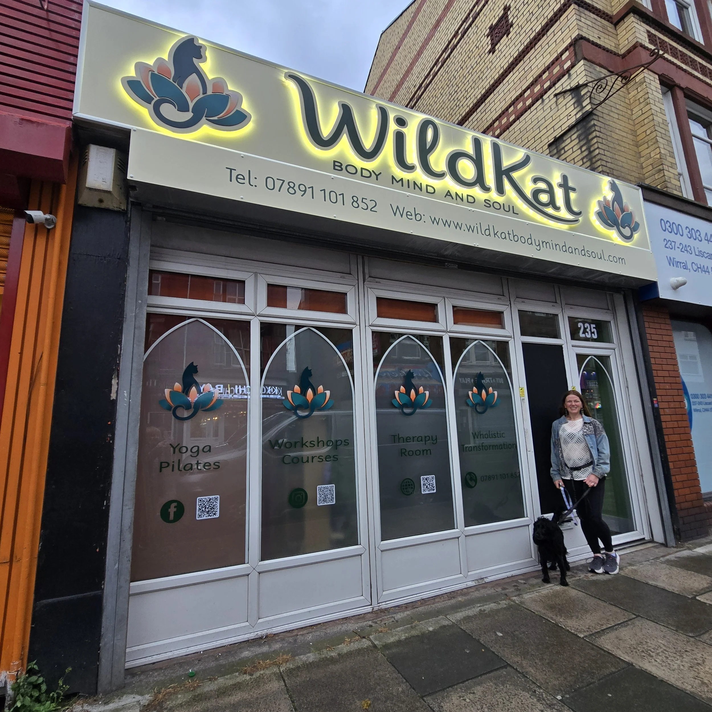 WildKat Studio in Liscard, Wallasey, Wirral. Offering Yoga, Pilates, Personal Training, Fitness, Holistic wellbeing