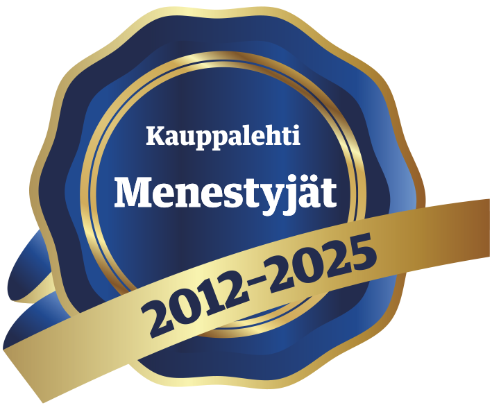 Kauppalehden Kestomenestyjät Sinetti 2012-2025
