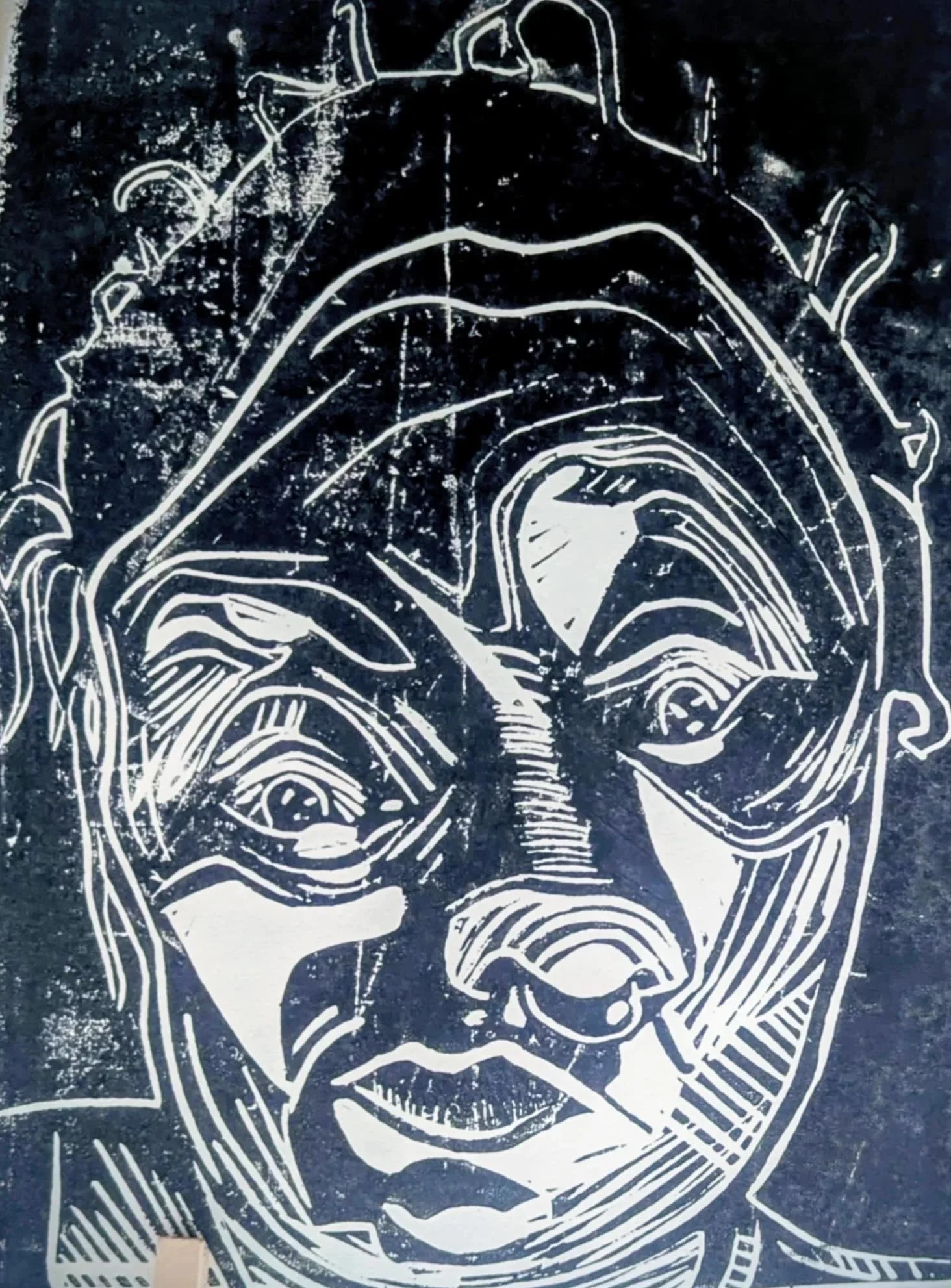 ‘Burst 3’ Limited Edition Lino Print on paper 