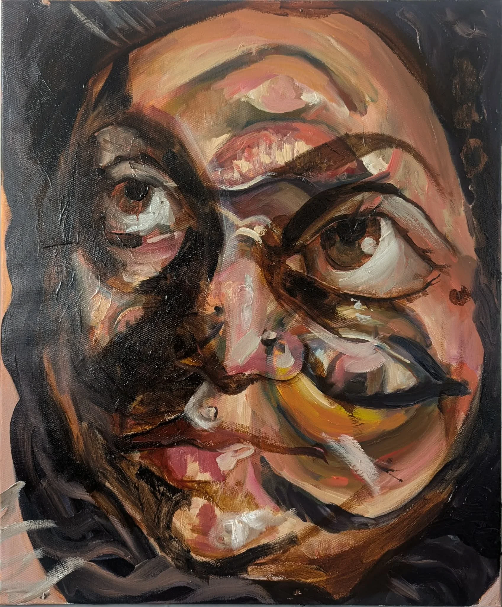 ‘Upside down’ Oil on canvas 