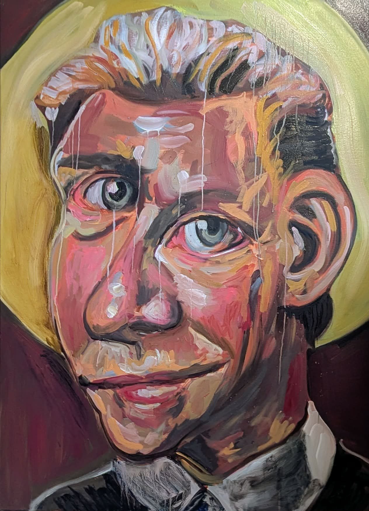 ‘Holy Dave’ Oil on canvas