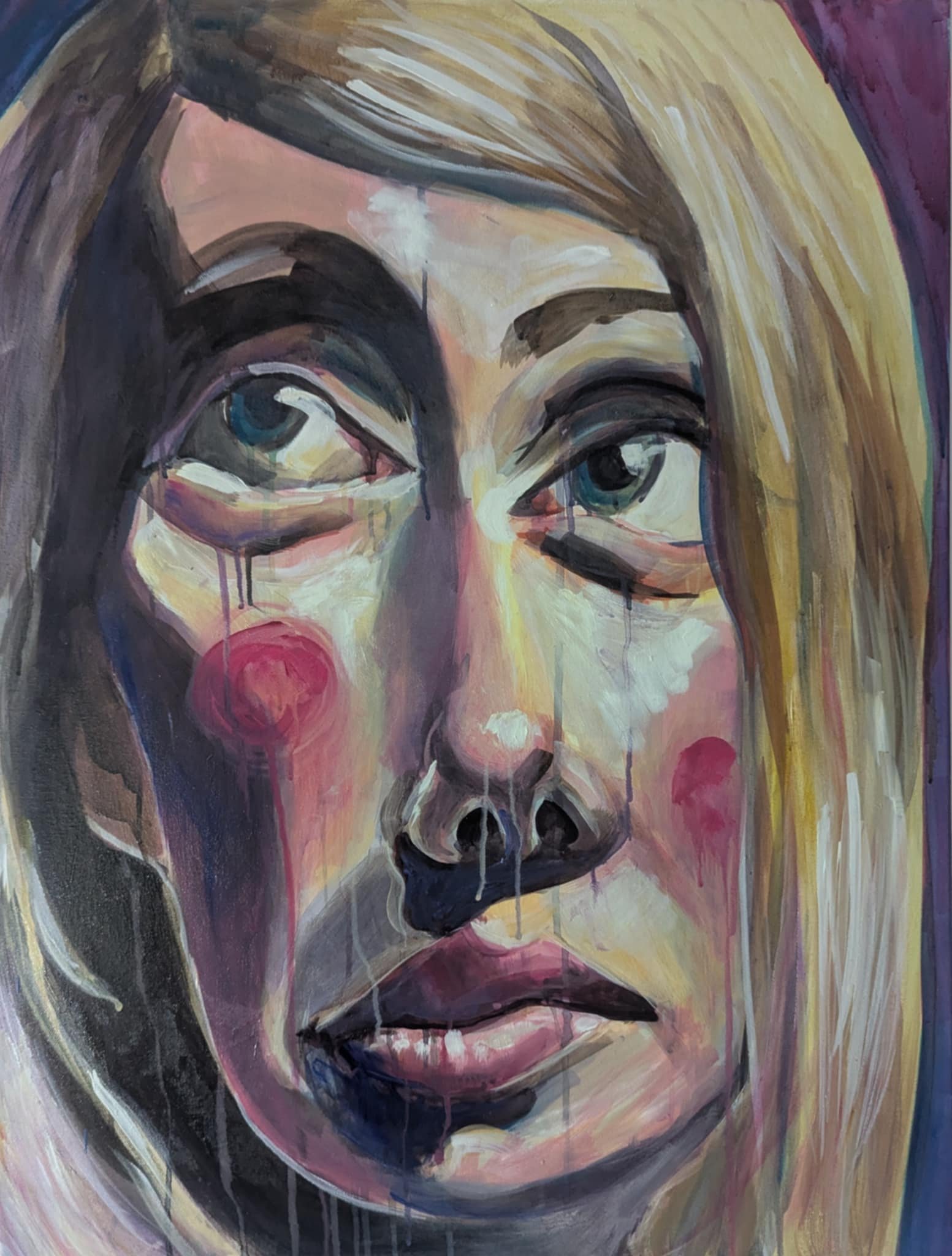 ‘Rosie’ Acrylic on Canvas 