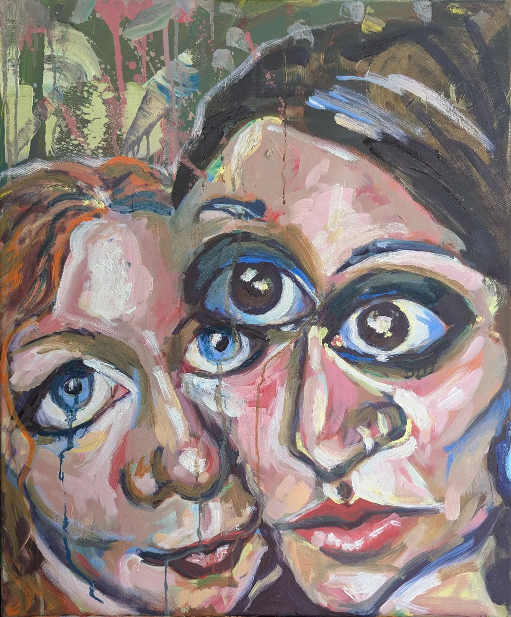 ‘Class - side by side 2’ Oil on canvas 2026