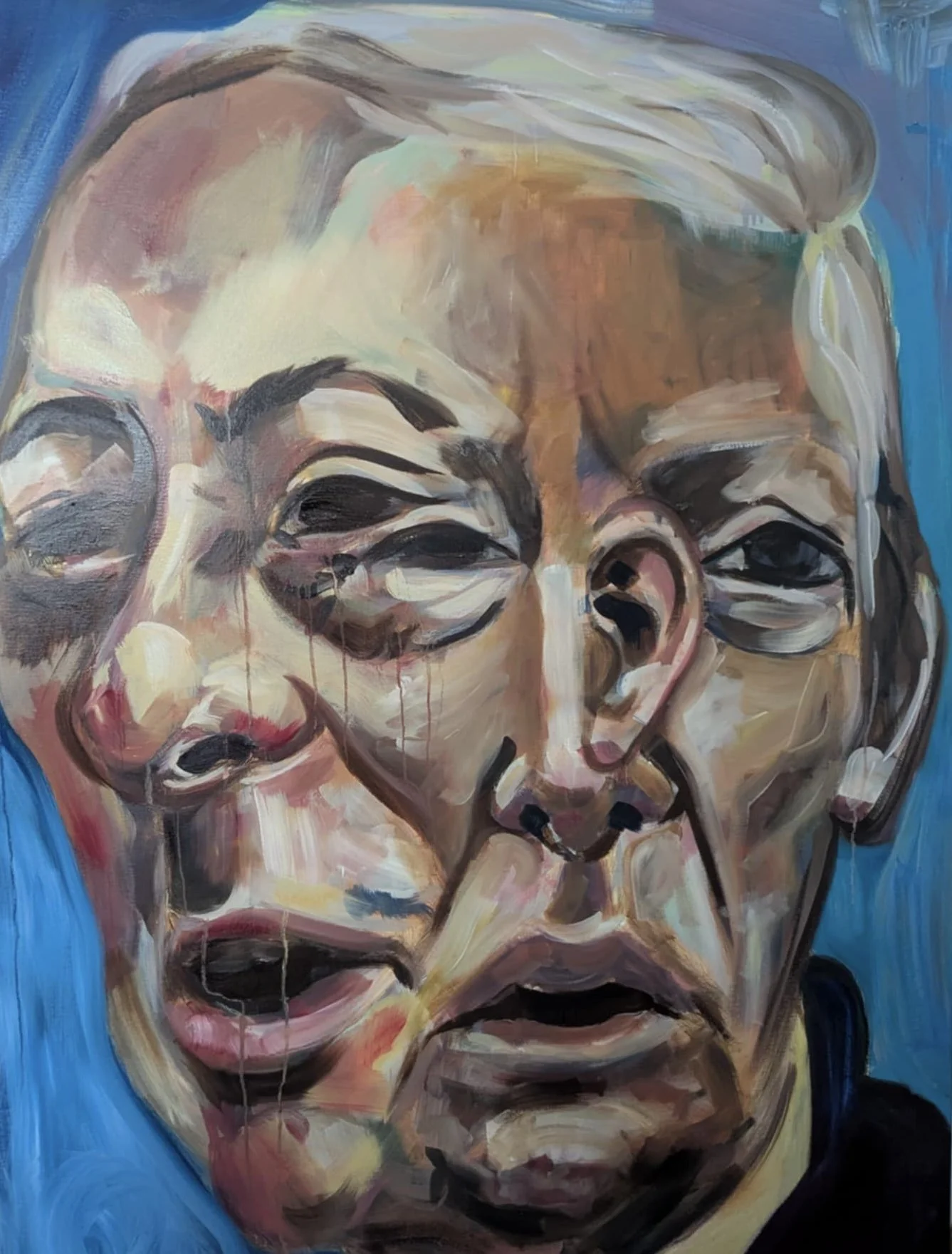 ‘Two Headed Beasts 2’ Oil on Canvas