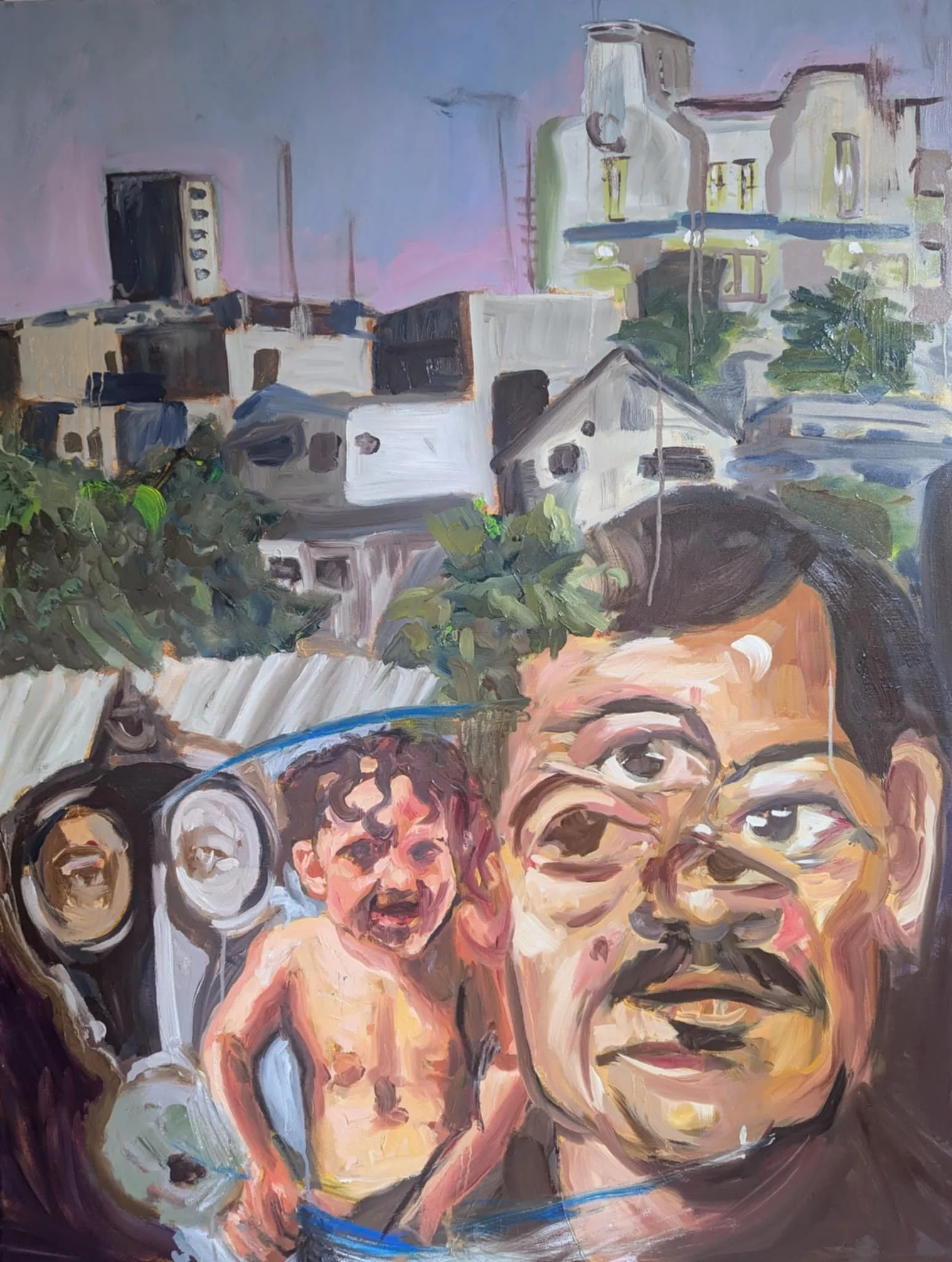 ‘Neve Tzedek’ Oil on Canvas 