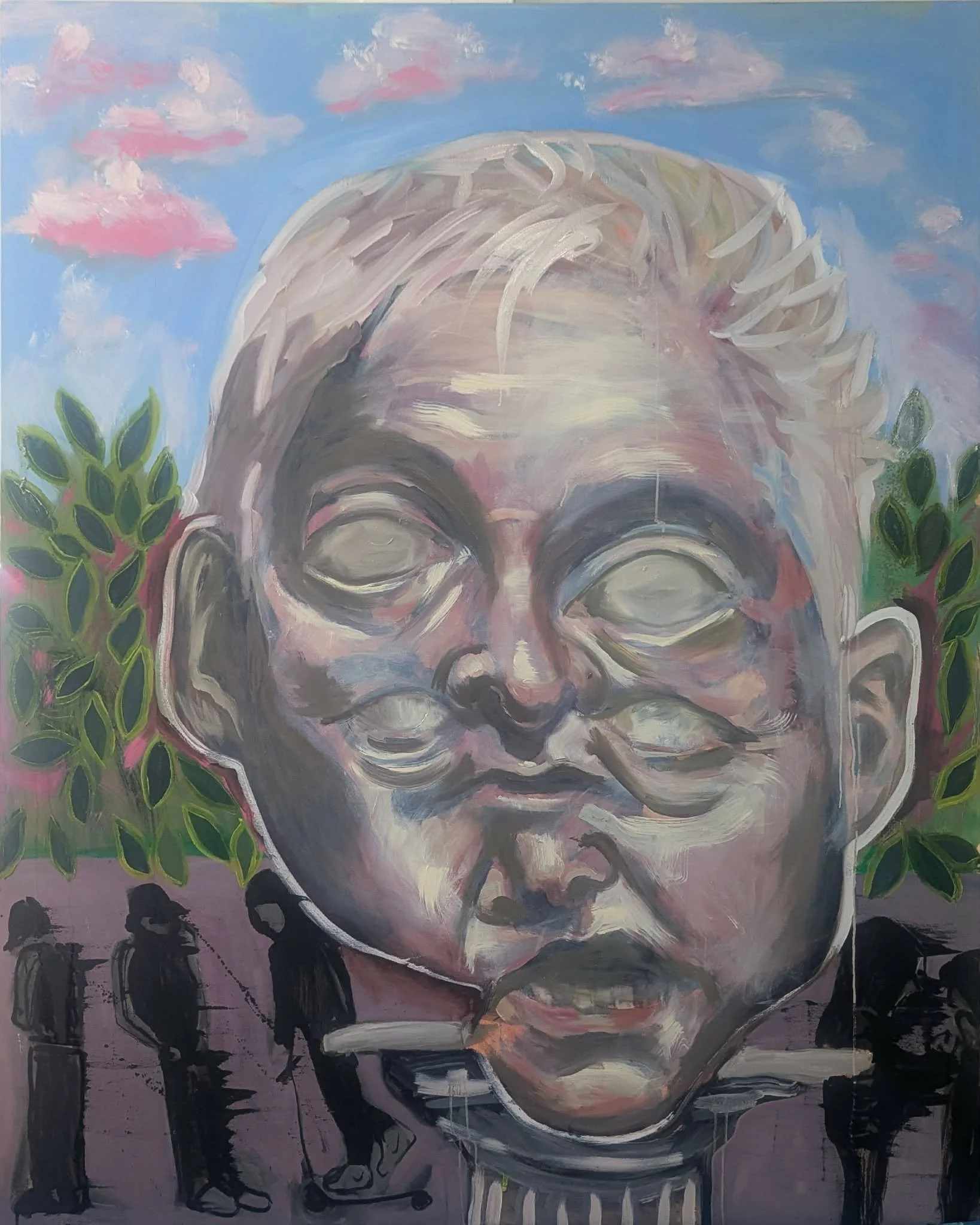 ‘Celebrity - The Distortion of Power’ Oil on canvas 