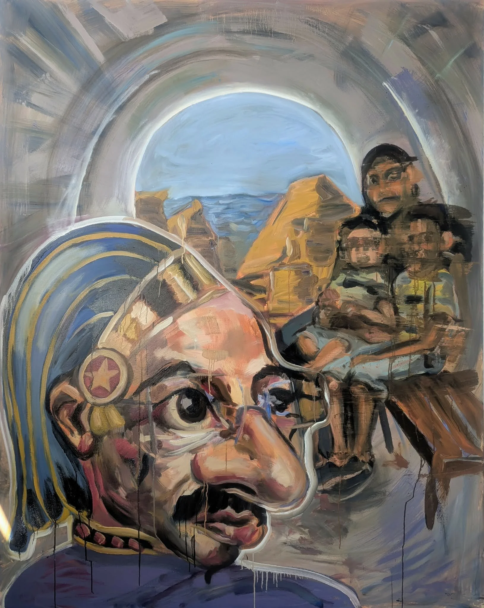 ‘Cyrus - The Distortion of Land’ Oil on Canvas 
