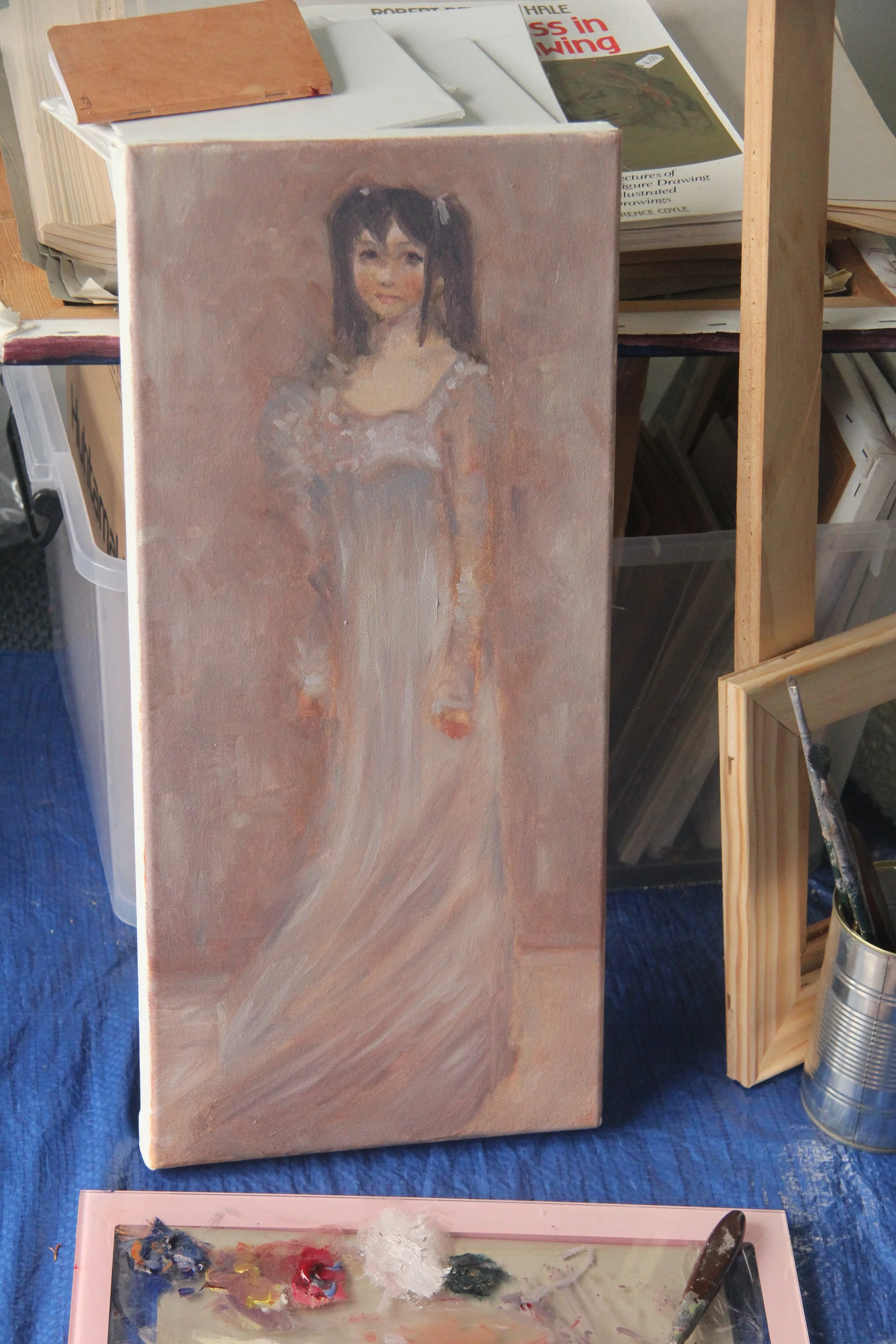 Hatsune Miku as Gustav Klimt's Serena Pulitzer Lederer