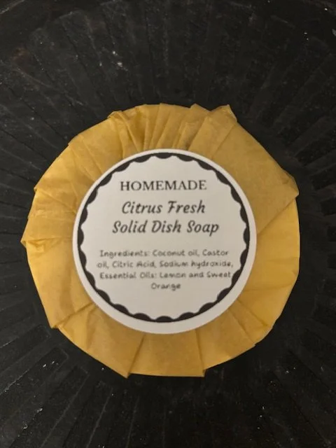 Citrus Fresh Solid Dish Soap Puck Refill