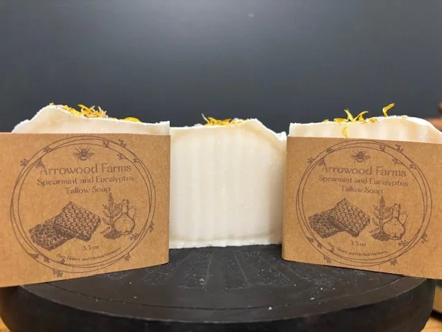 Spearmint and Eucalyptus Tallow Soap