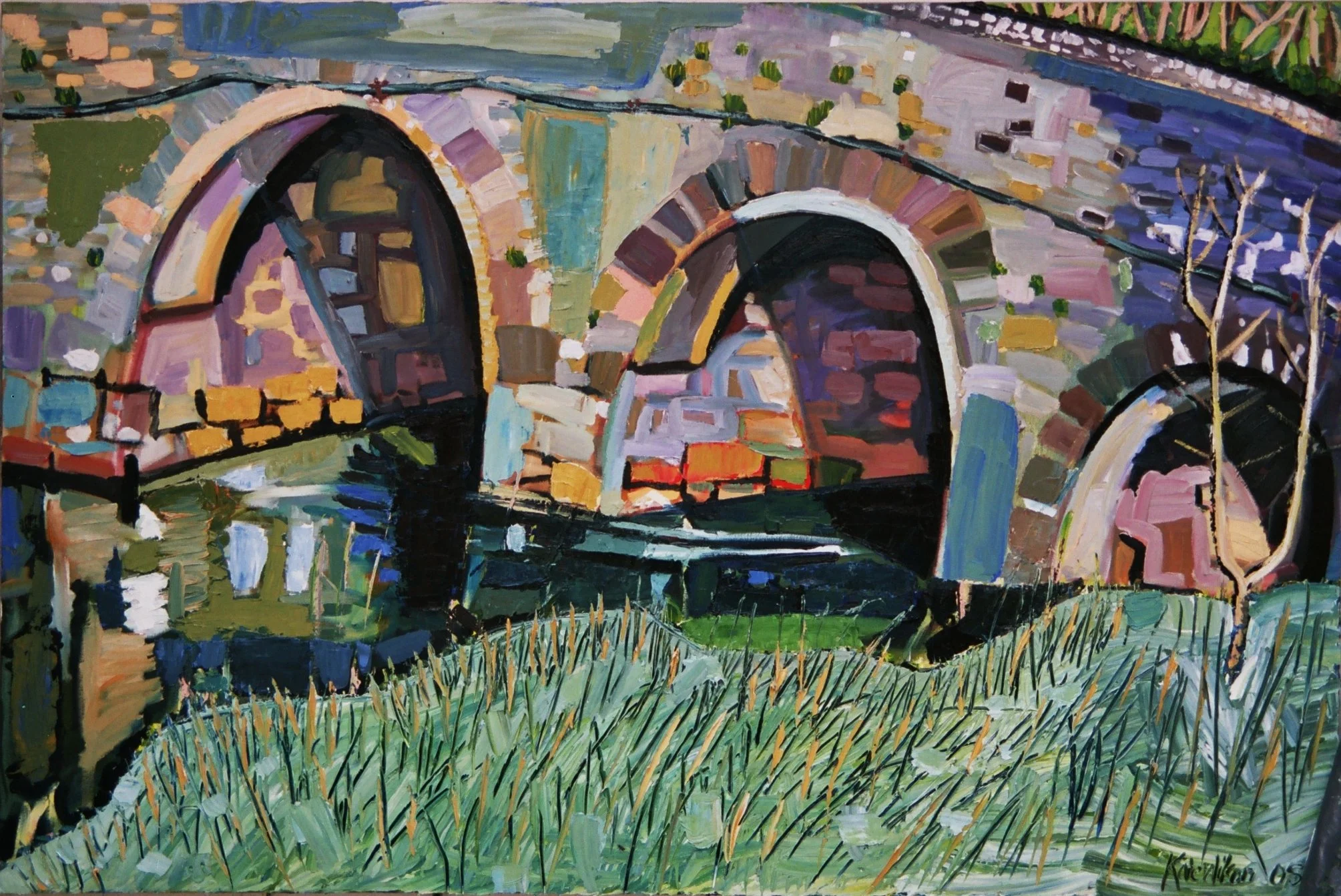 Bridge at Coolmeen,193x120cm, oil on canvas,2005.jpg
