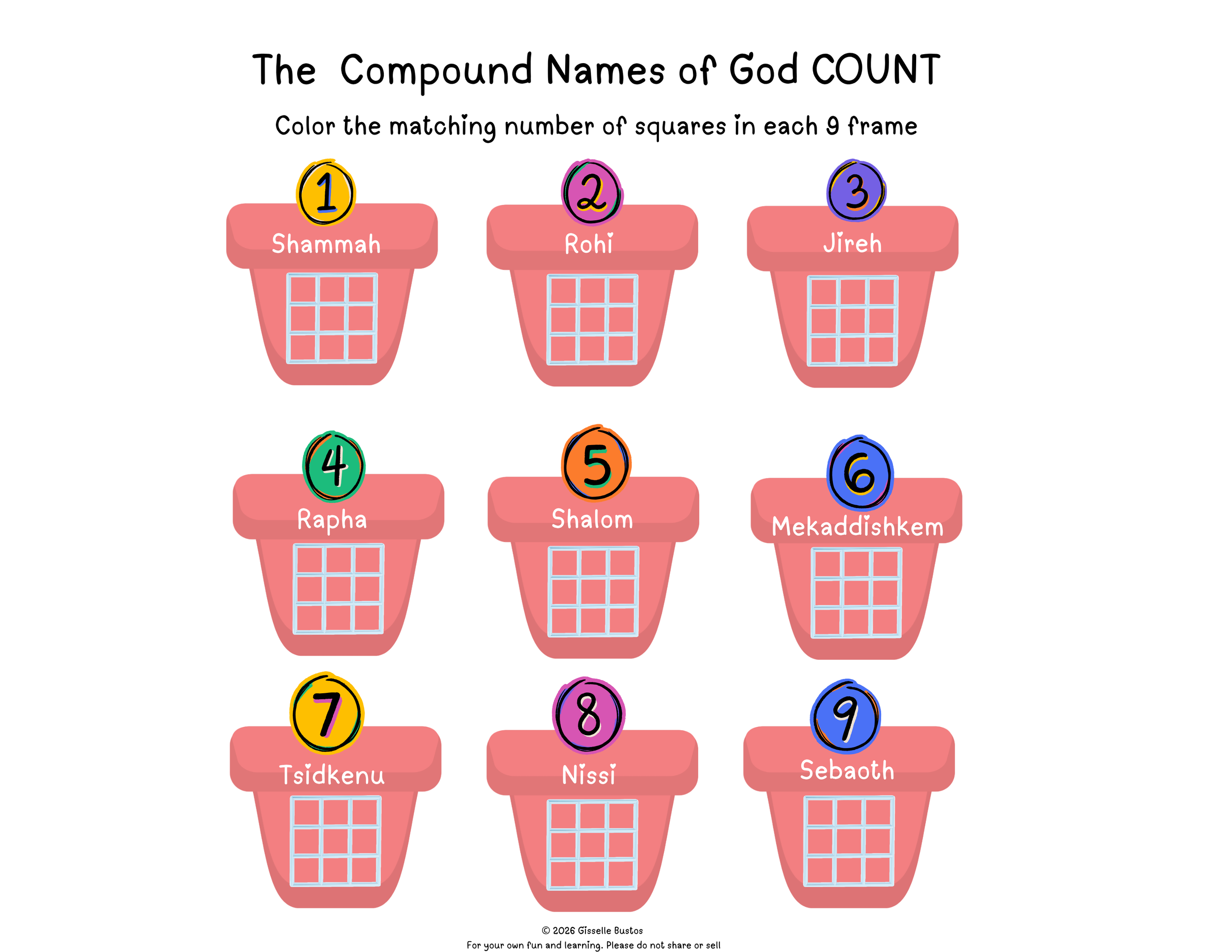 Sebaoth Activity Sheet