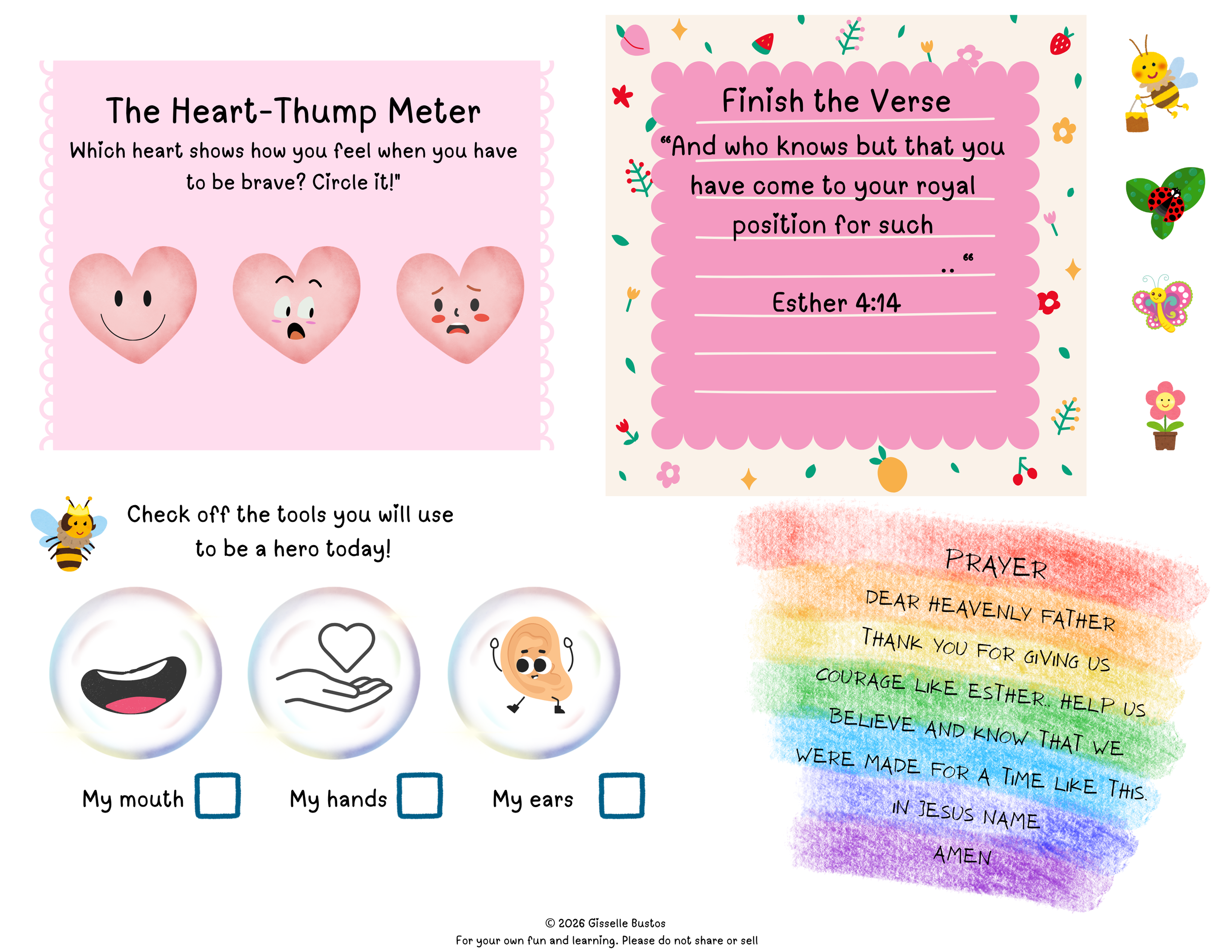 Esther Activity Sheet