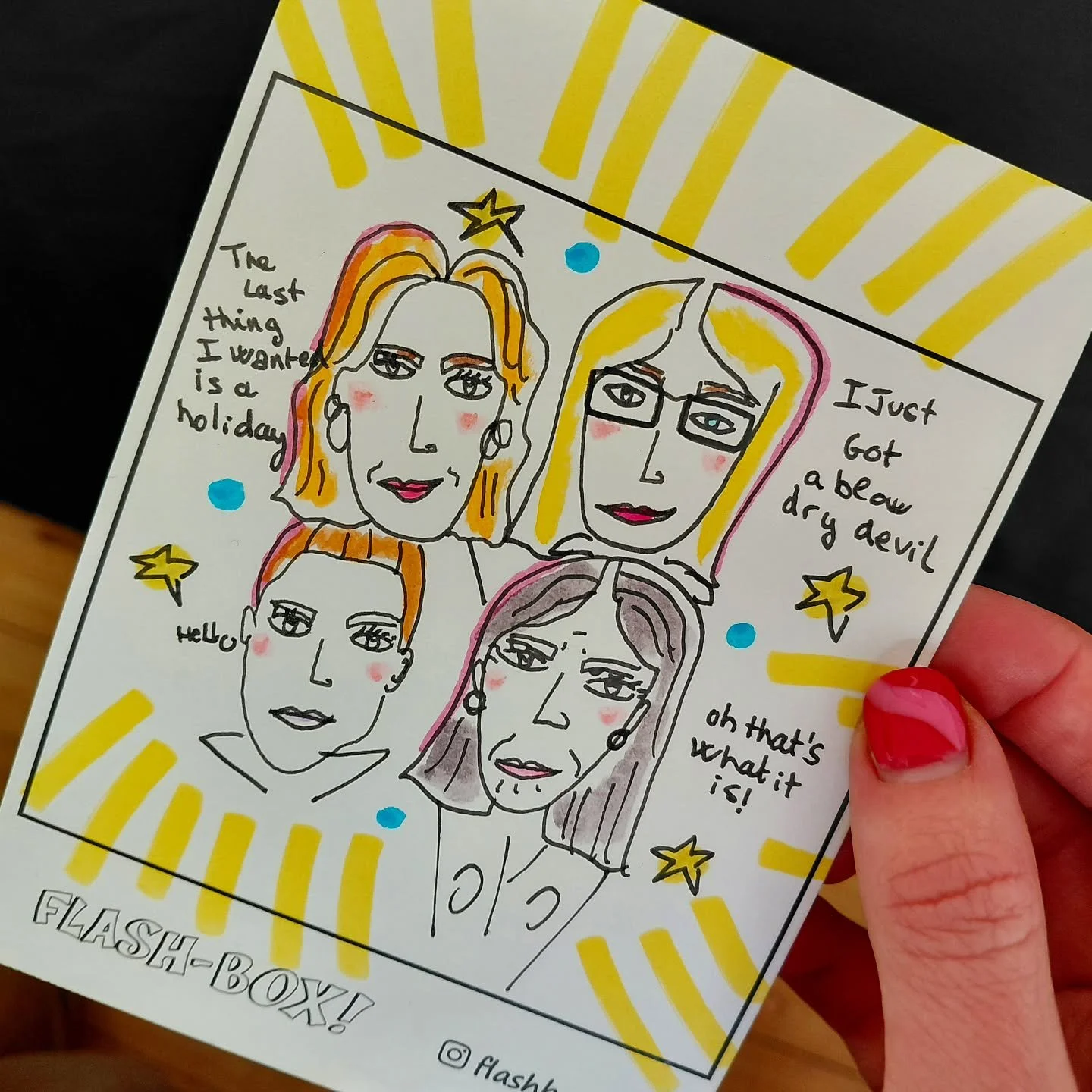 A lovely Clifden crew - can you guess who are they? ☺️
Drawn live in few minuts during @clifdenartsfest 

Thanks for sitting for me and me laugh

Flash Box and Marie x

#flashboxart #clifden #livedrawing #noai #handdrawnportraits