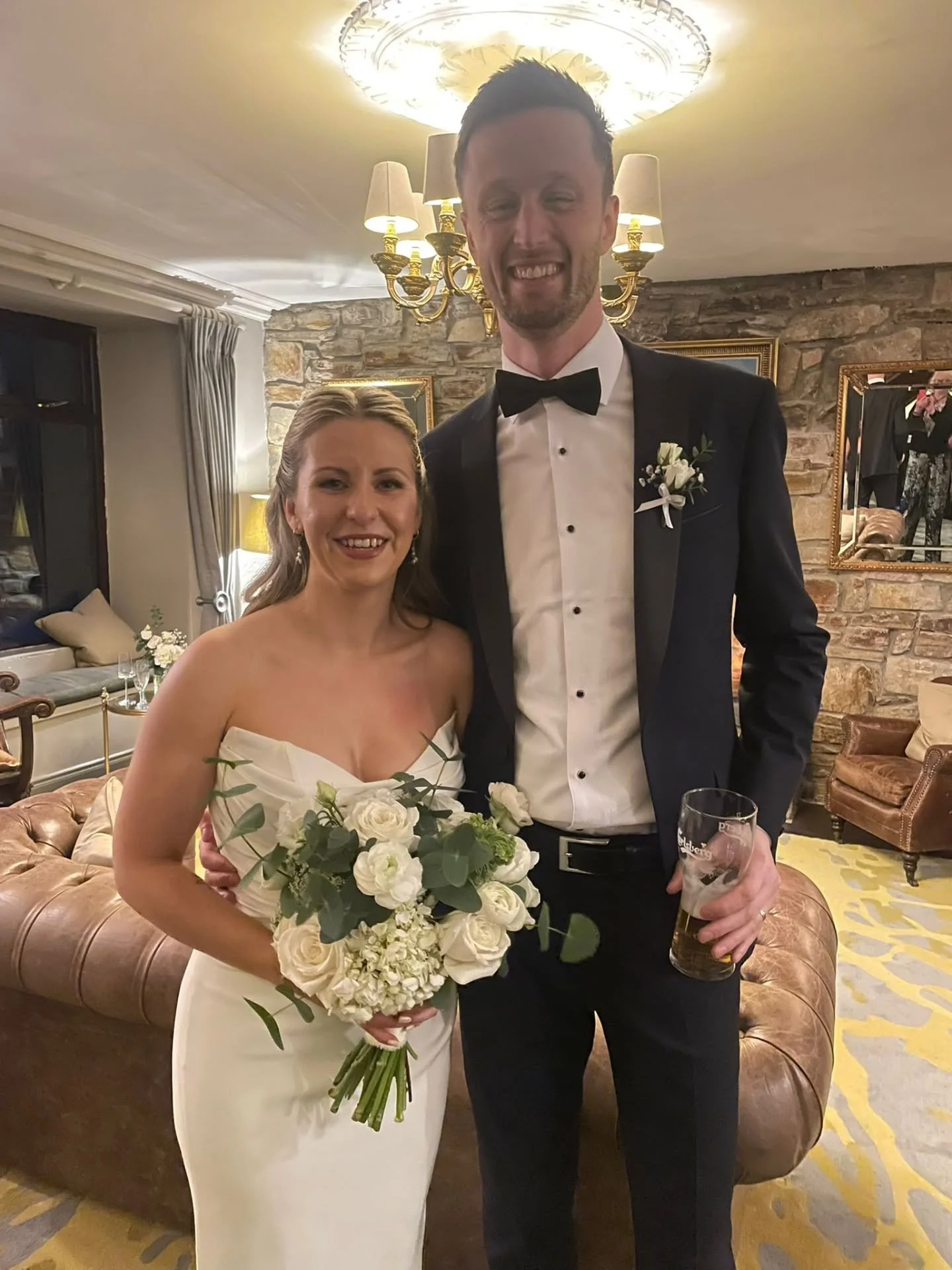 Two weeks ago, I had the absolute joy of bringing Flash Box to the beautiful Abbeyglen Castle Hotel in Clifden to celebrate Ronan &amp; Larry&rsquo;s wedding 🤍✨

A special day full of 💓, laughter, and unforgettable portraits created live for their 