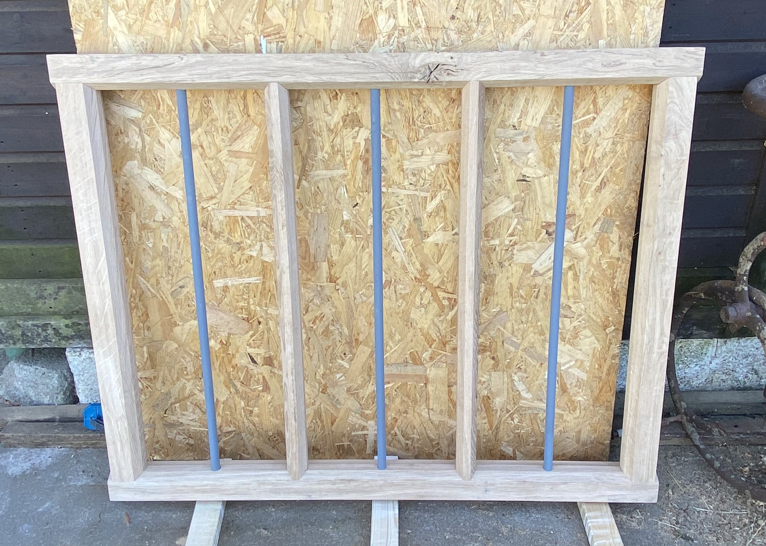 Oak casement window frame