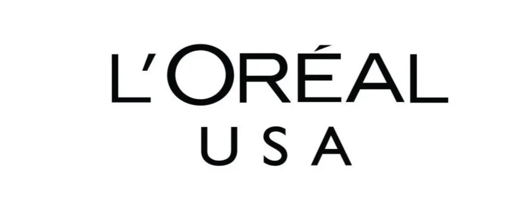 L'Oréal USA logo in black text on a white background