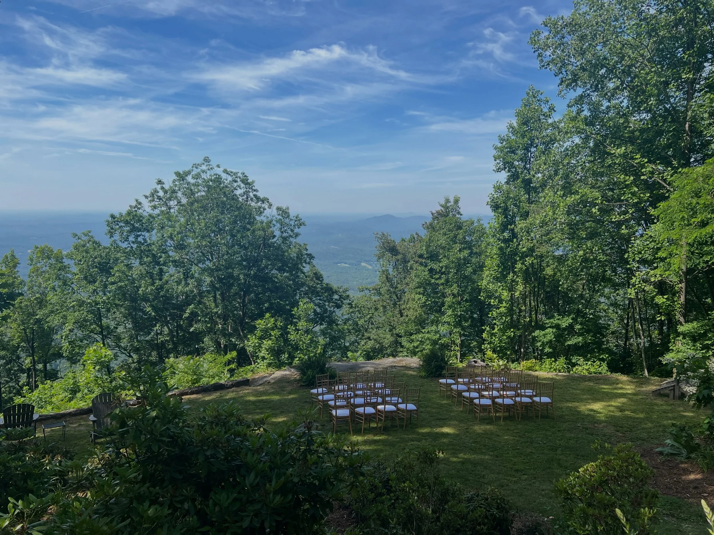 A recent mountain wedding at Caesars Head

From planning and sourcing to setup, service, and execution, every detail matters.

Grateful for a great team, a beautiful setting, and the opportunity to help bring the day together.