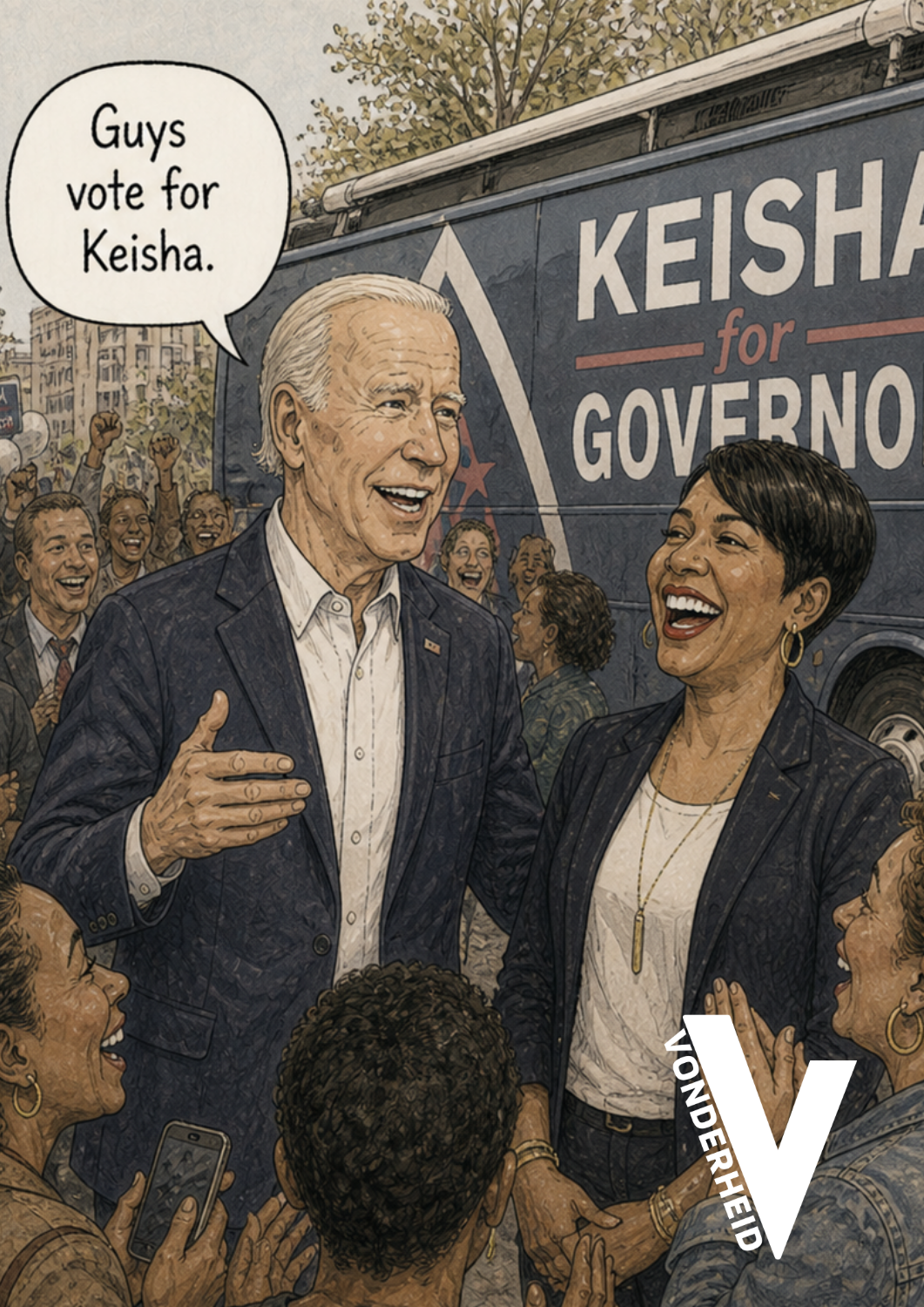 Biden endorses Keisha