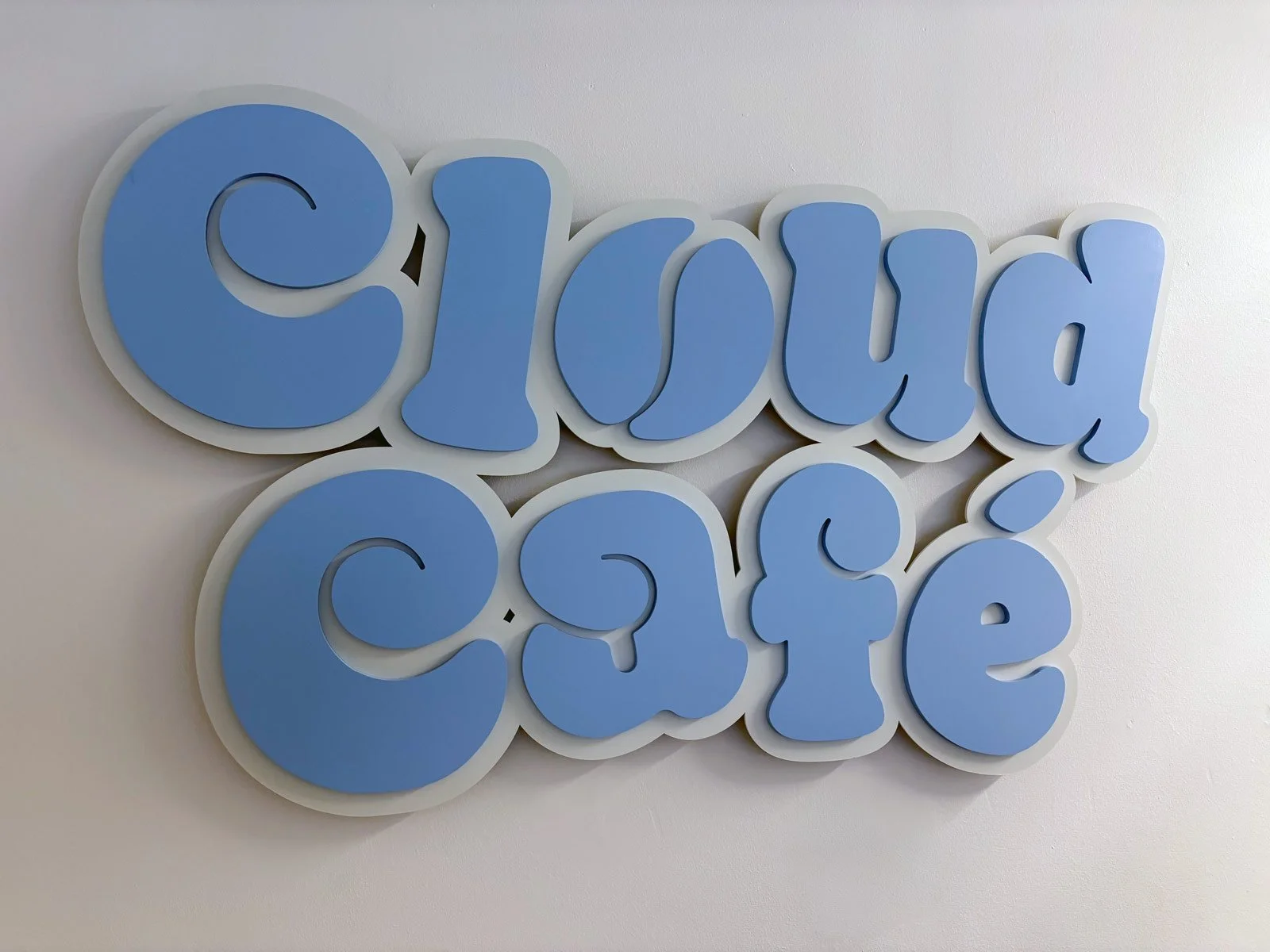 Cloud Café – Skyltning och profilering för café i Luleå