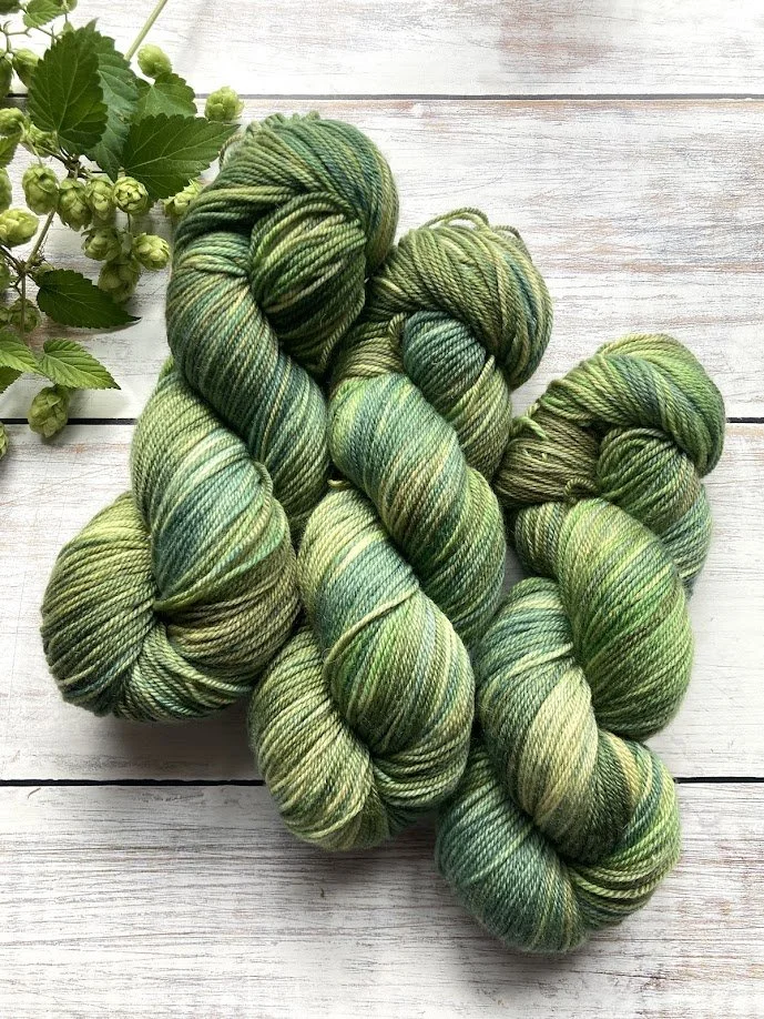 Sock Yarn Merino Cashmere Nylon 100g Hops
