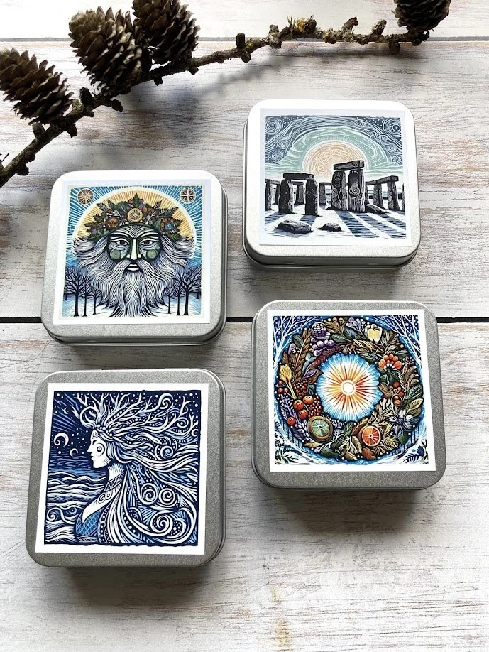 Square Notion Tins Winter